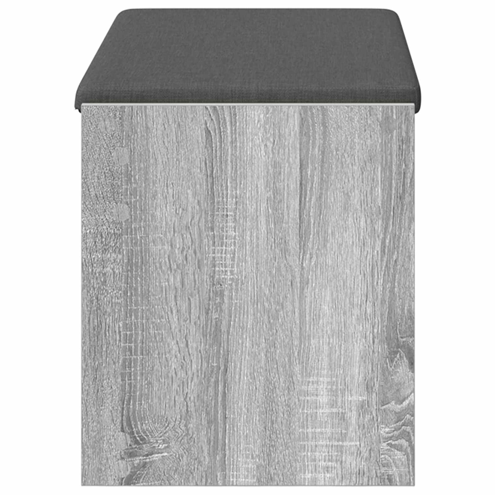 Banc d'entrée avec coussin Gris Sonoma 83 x 38 x 45 cm - XIOS