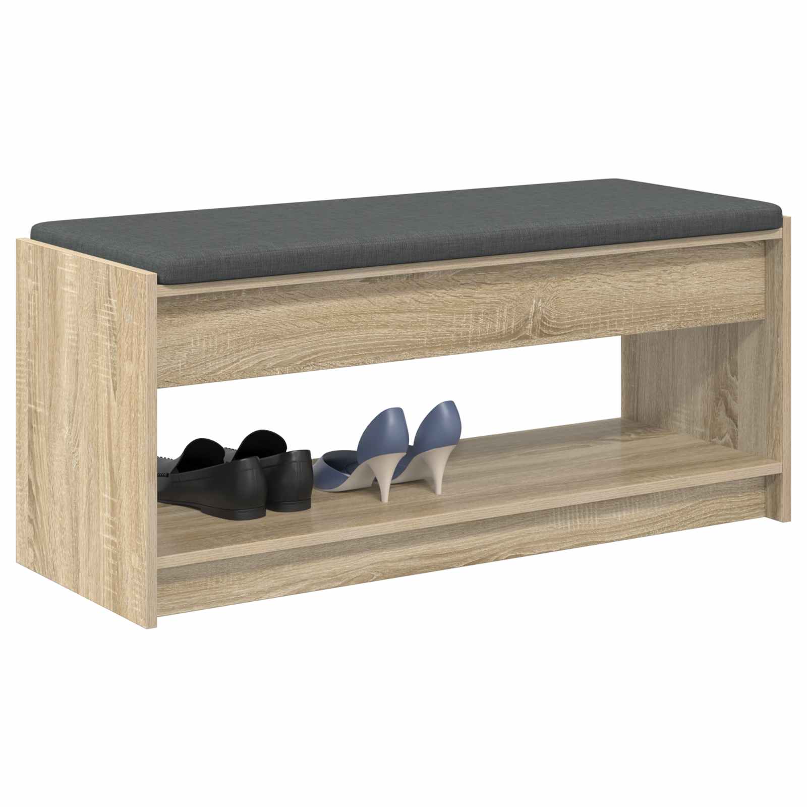 Banc d'entrée avec coussin Chêne Sonoma 103 x 38 x 45 cm - XIOS