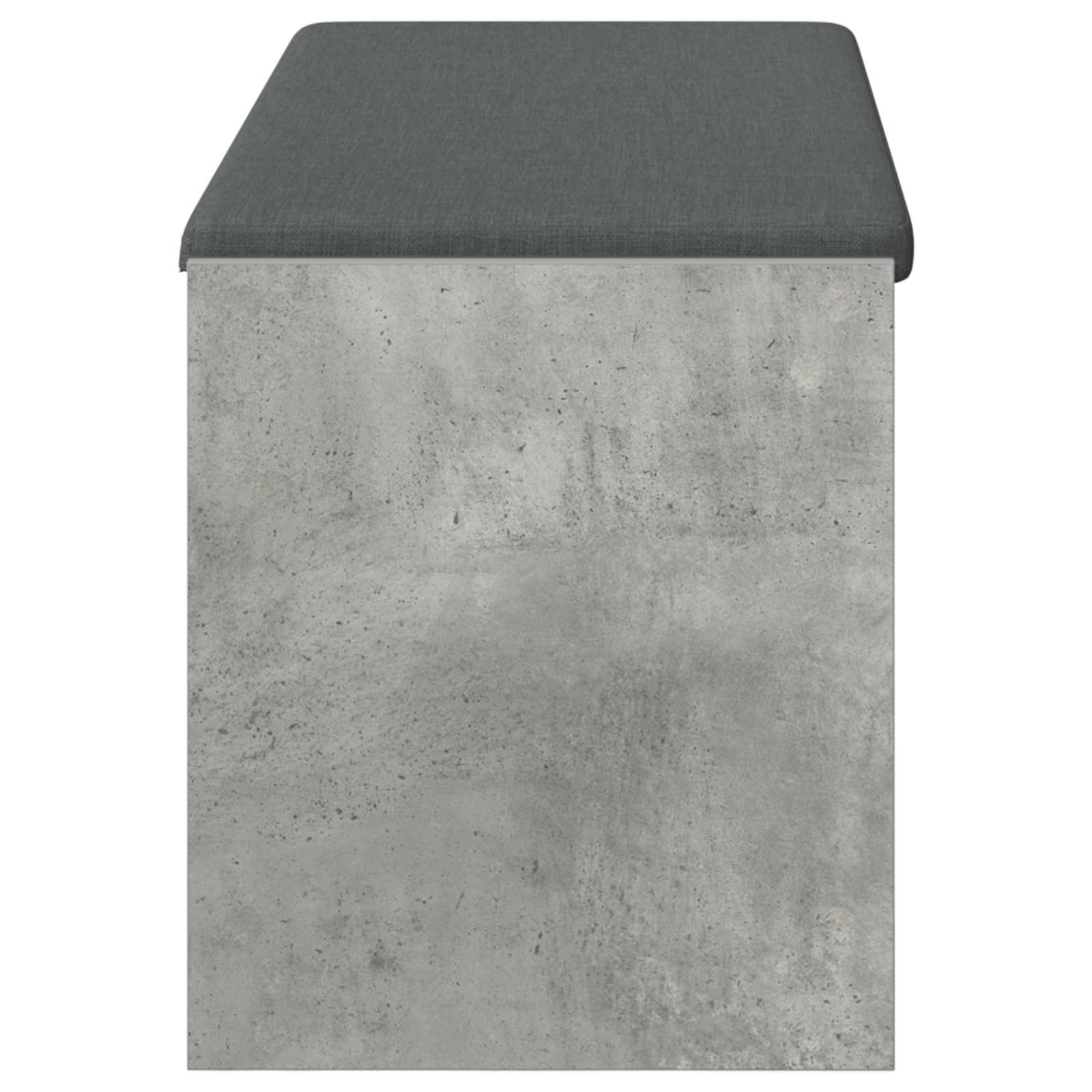 Banc d'entrée avec coussin Gris béton 103 x 38 x 45 cm - XIOS