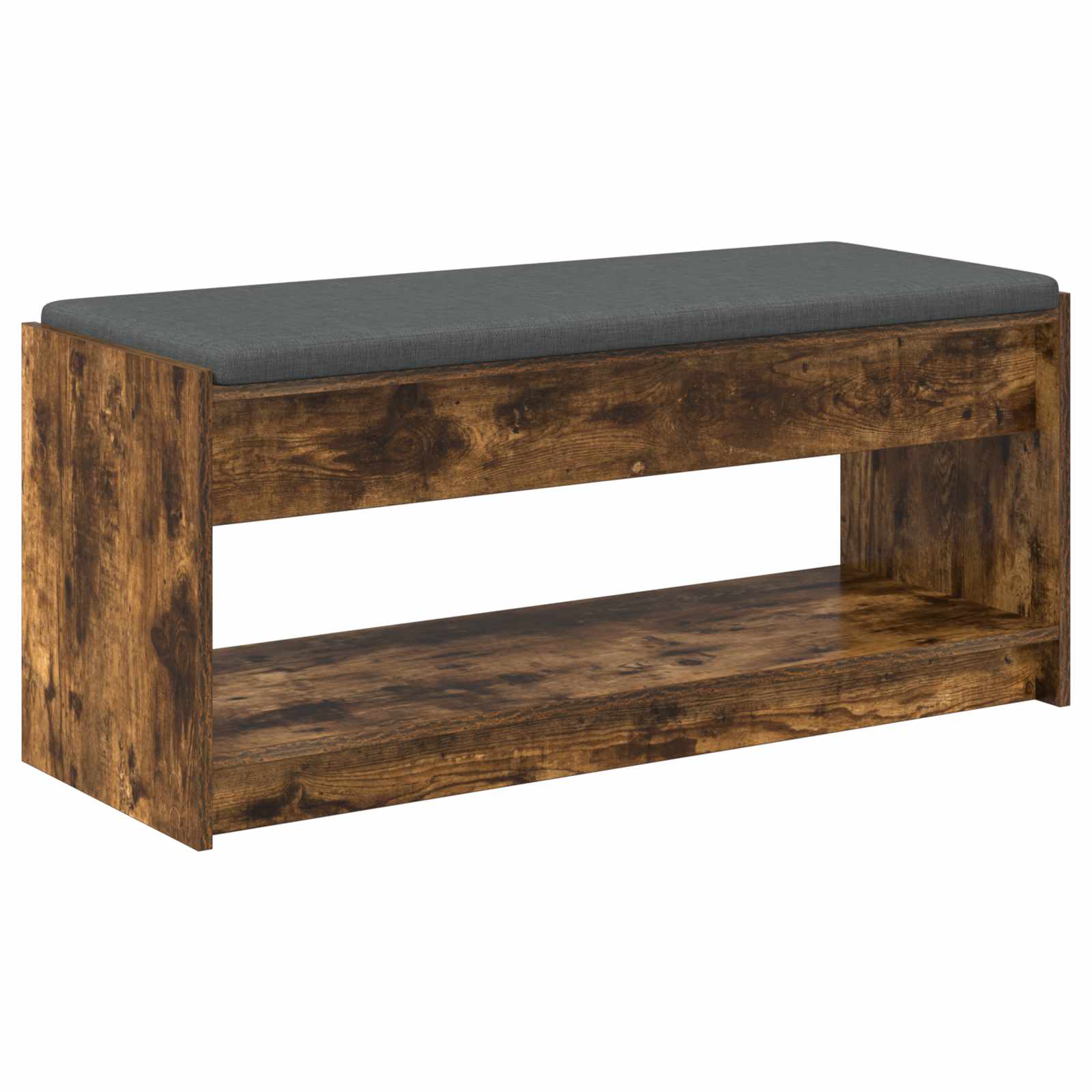 Banc d'entrée avec coussin Chêne fumé 103 x 38 x 45 cm - XIOS