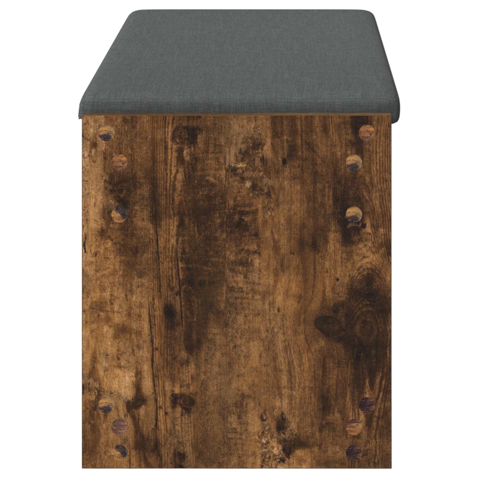Banc d'entrée avec coussin Chêne fumé 103 x 38 x 45 cm - XIOS