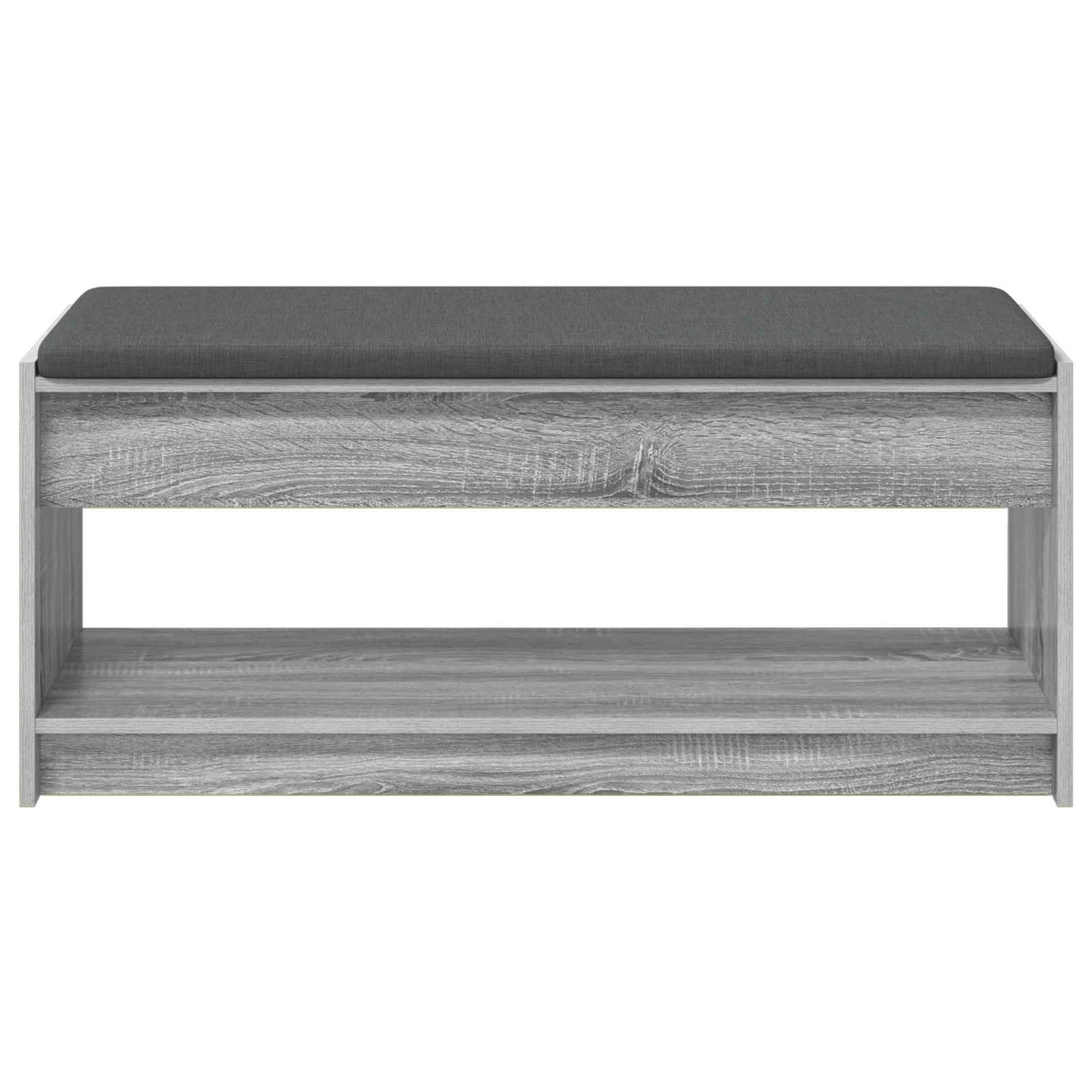 Banc d'entrée avec coussin Gris Sonoma 103 x 38 x 45 cm - XIOS