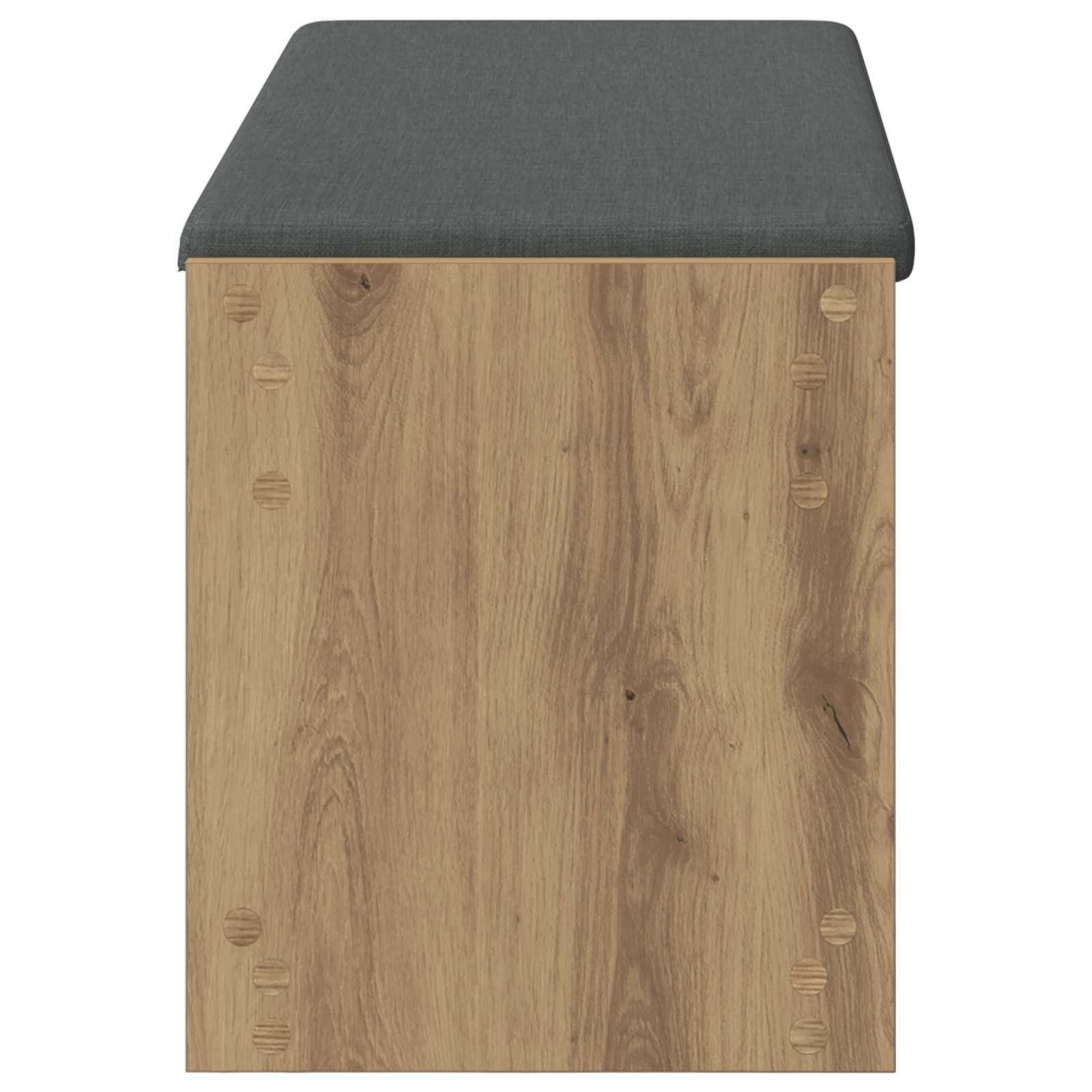 Banc d'entrée avec coussin Chêne artisanal 103 x 38 x 45 cm - XIOS