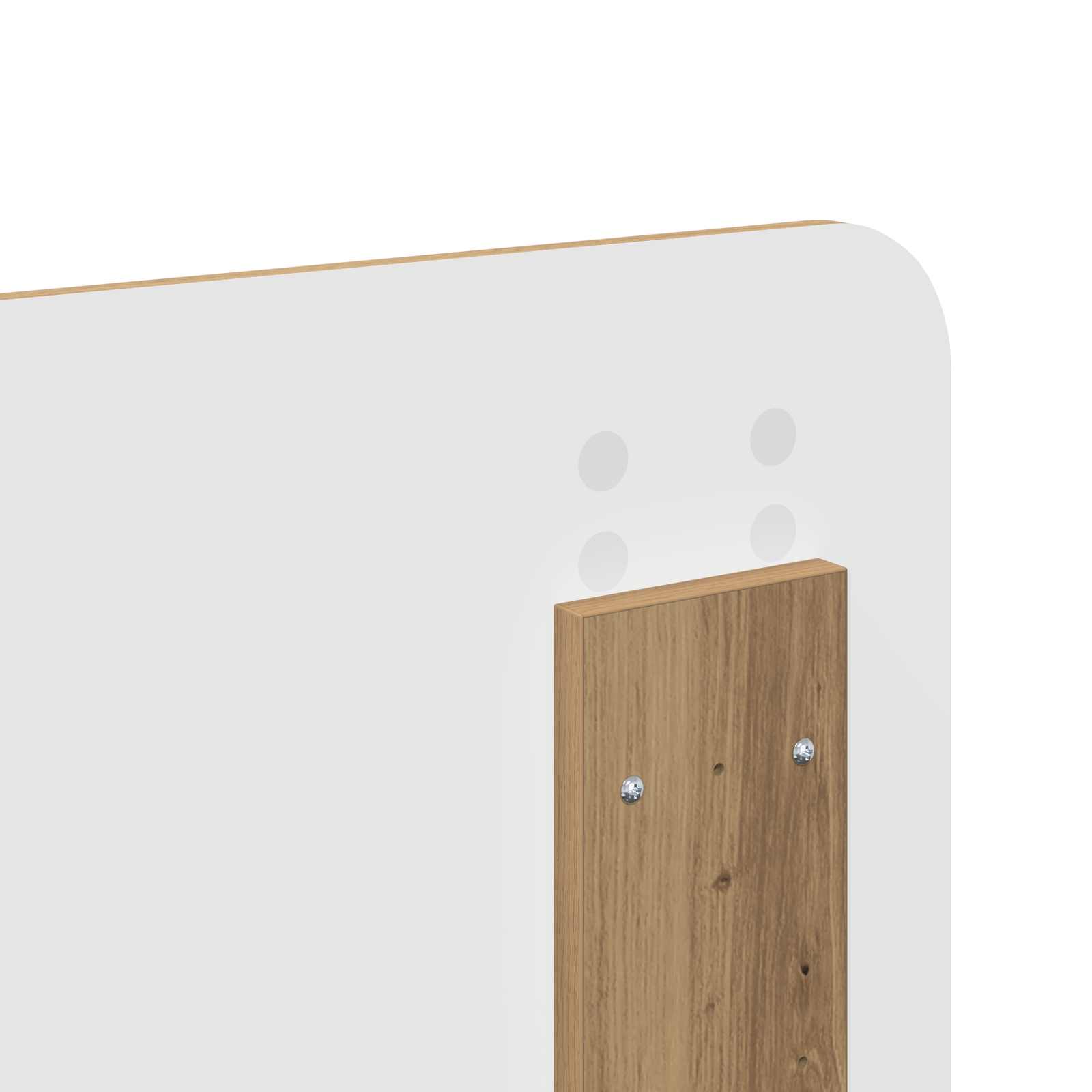 Cadre de lit Chêne artisan 135 x 190 cm Pin massif - XIOS