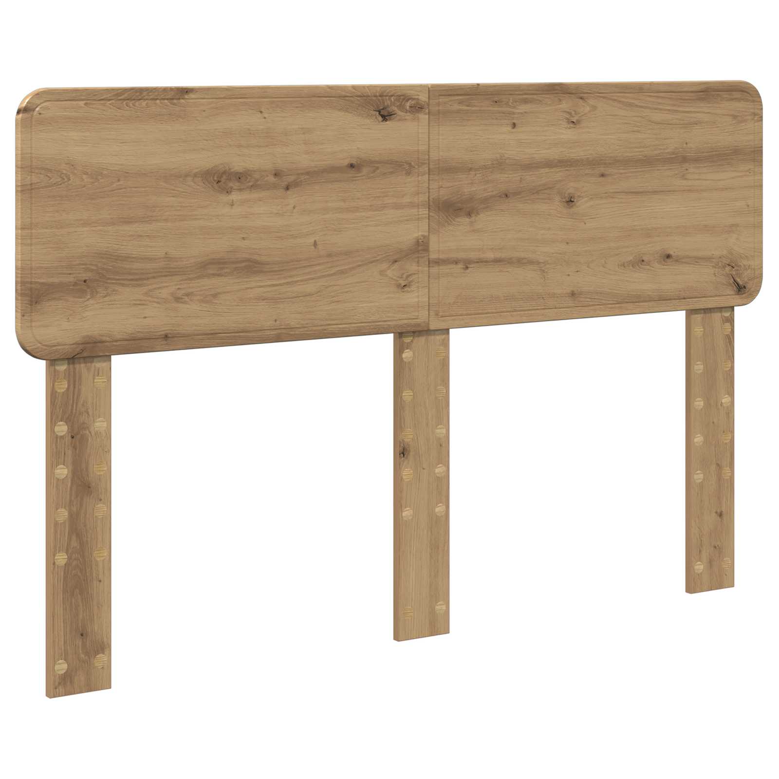 Cadre de lit Chêne artisan 150 x 200 cm Pin massif - XIOS