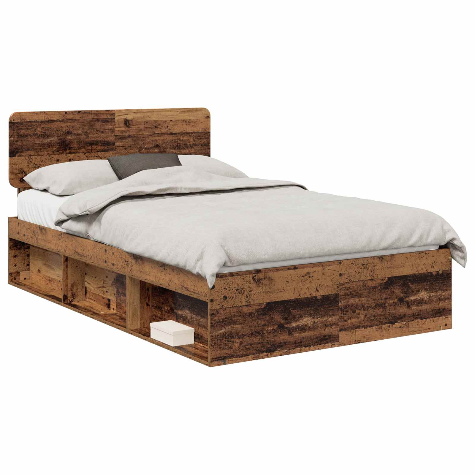 Cadre de lit Bois ancien 120 x 200 cm Pin massif - XIOS