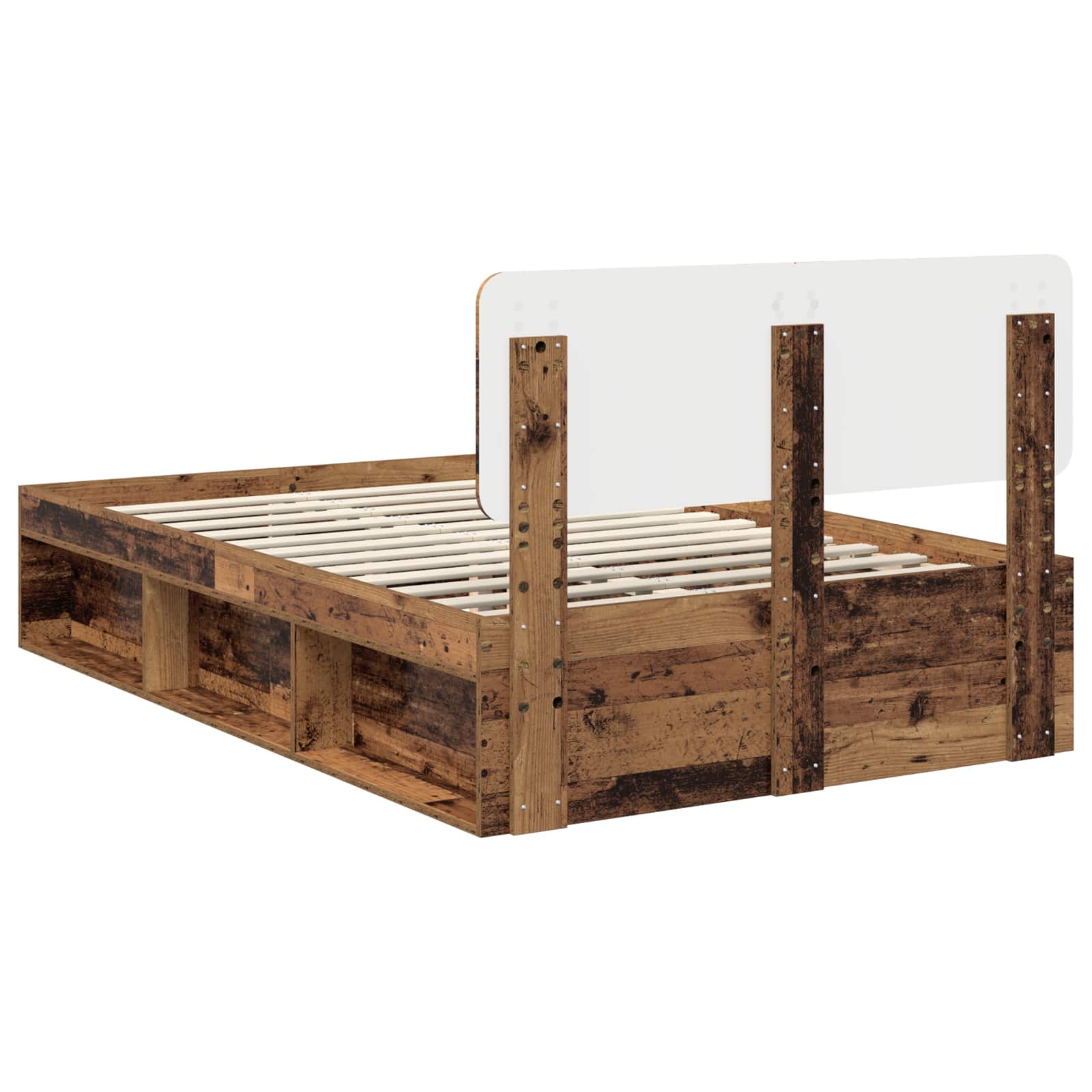 Cadre de lit Bois ancien 120 x 200 cm Pin massif - XIOS