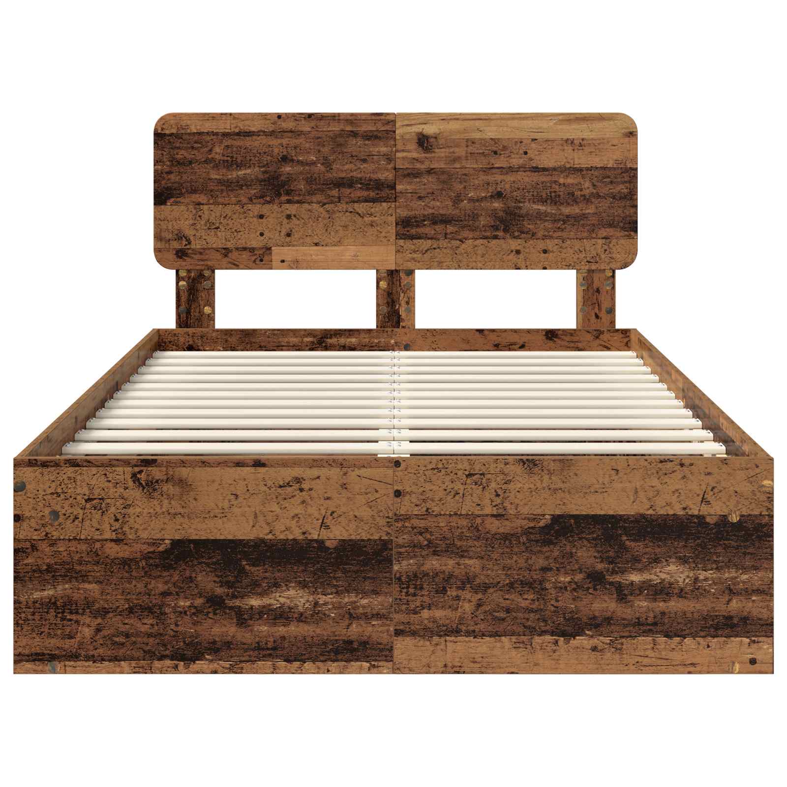 Cadre de lit Bois ancien 120 x 200 cm Pin massif - XIOS