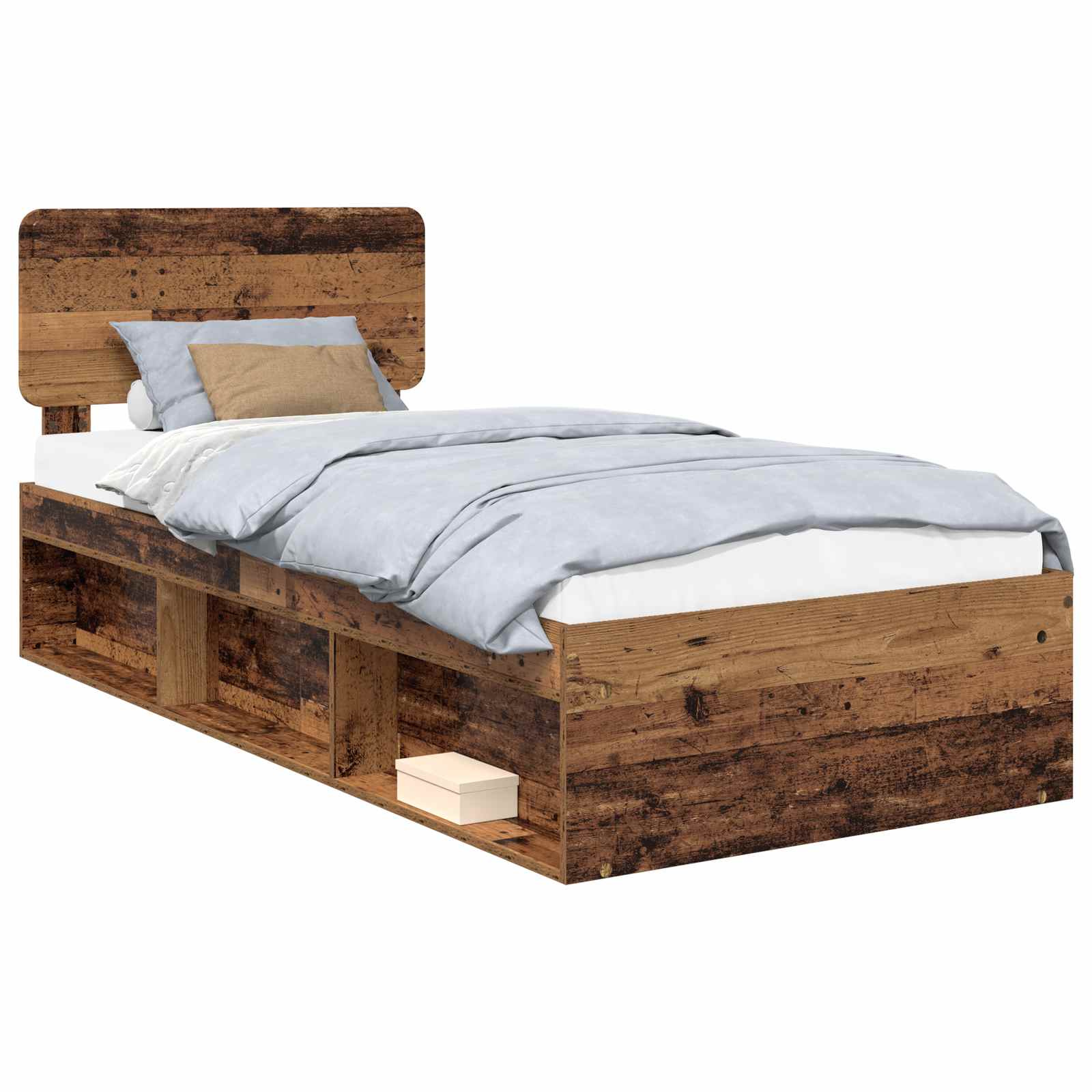 Cadre de lit Bois ancien 75 x 190 cm Pin massif - XIOS