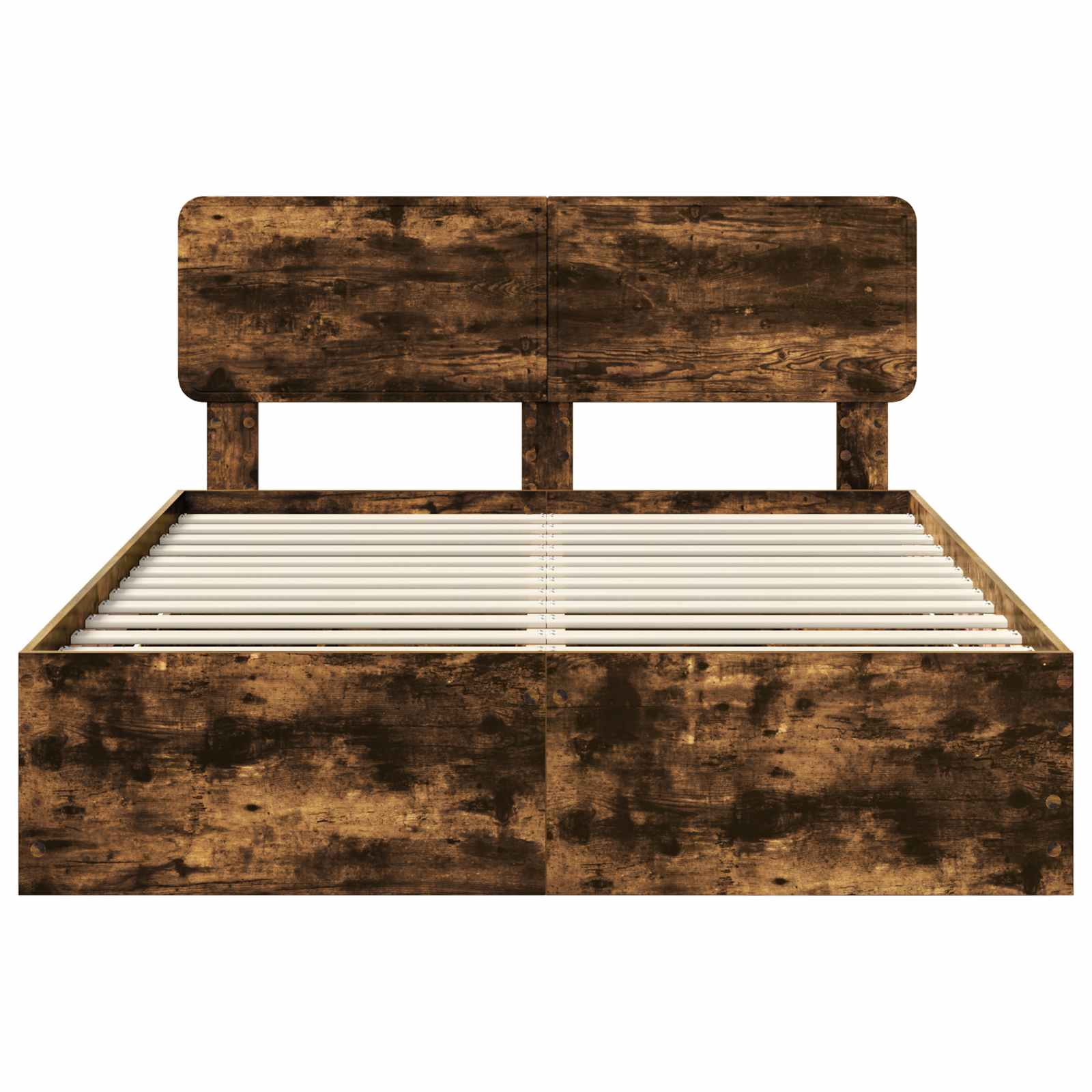 Cadre de lit Chêne fumé 150 x 200 cm Bois Ingénierie - XIOS