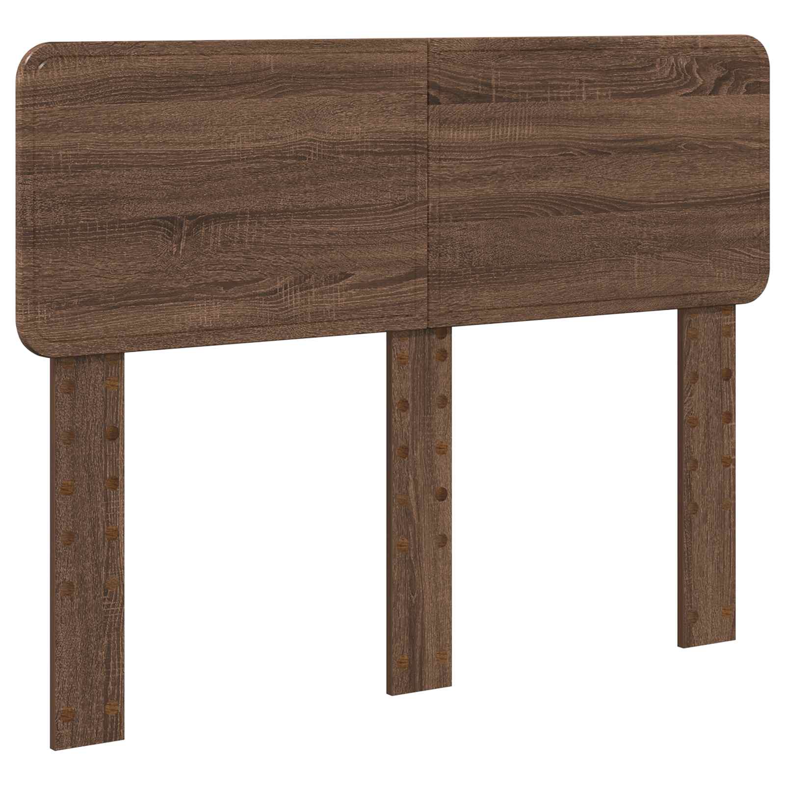 Cadre de lit Chêne brun 135 x 190 cm Bois Ingénierie - XIOS