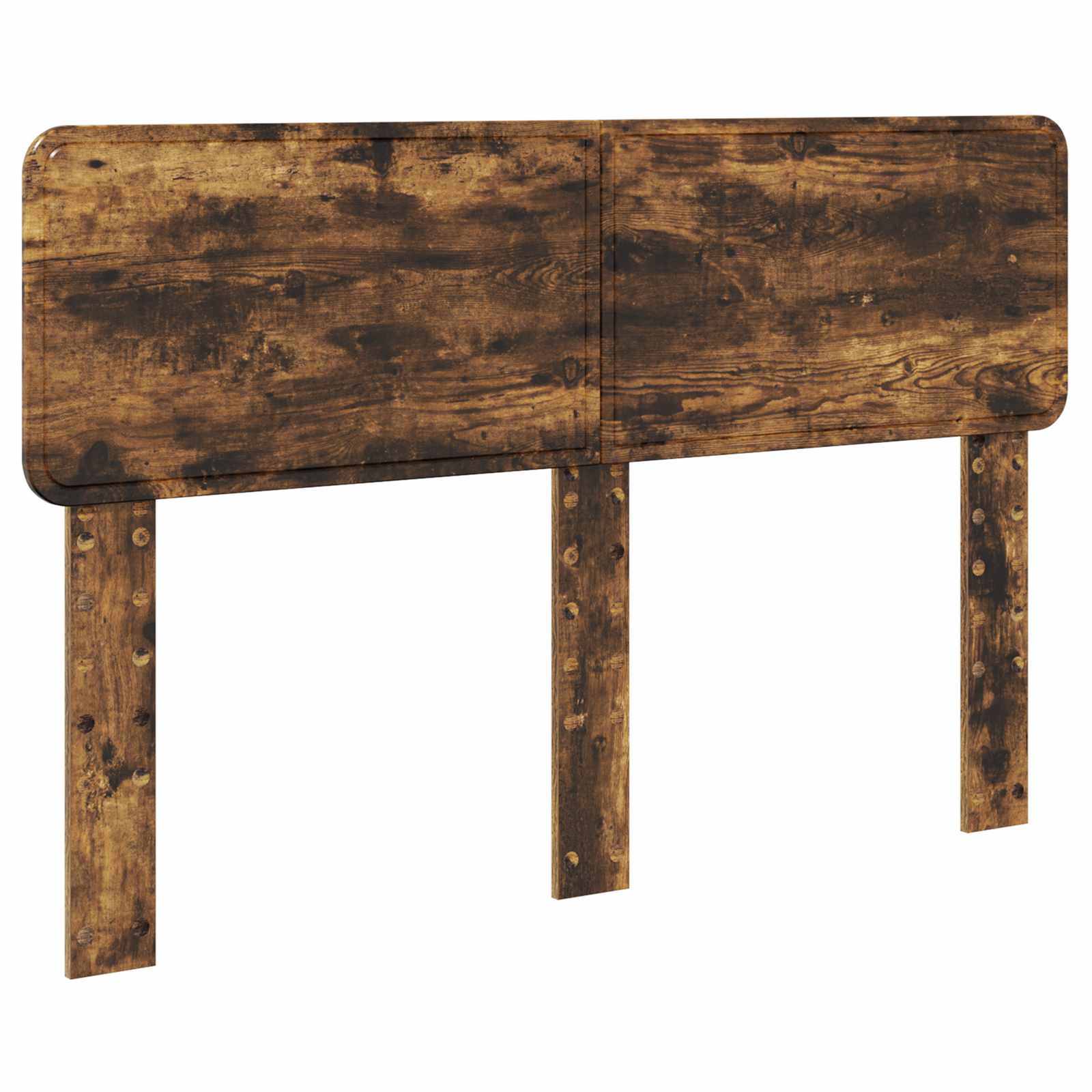 Lit de Rangement Chêne fumé 160 x 200 cm Bois d'ingénierie - XIOS