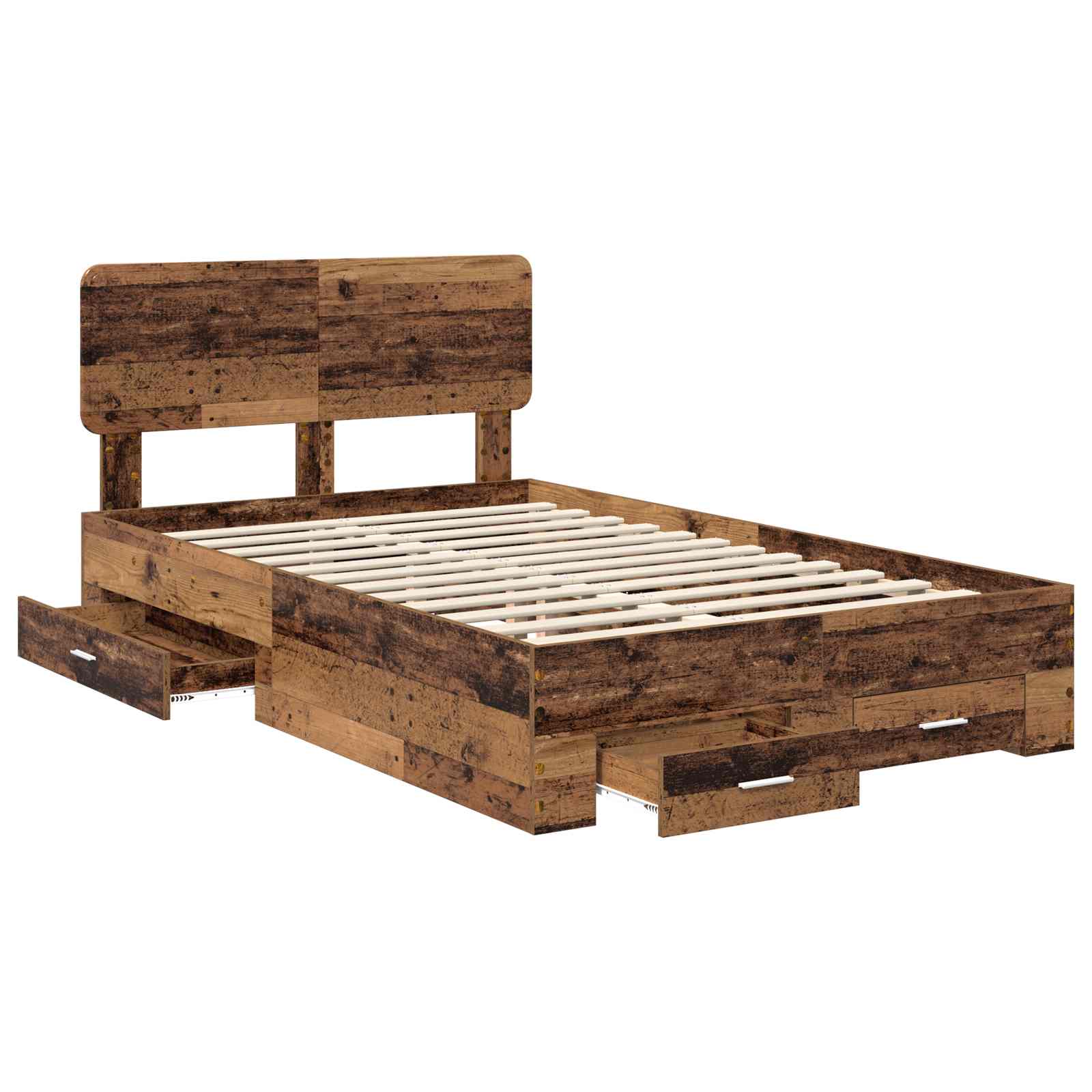 Cadre de lit Bois ancien 120 x 190 cm Bois d'ingénierie - XIOS