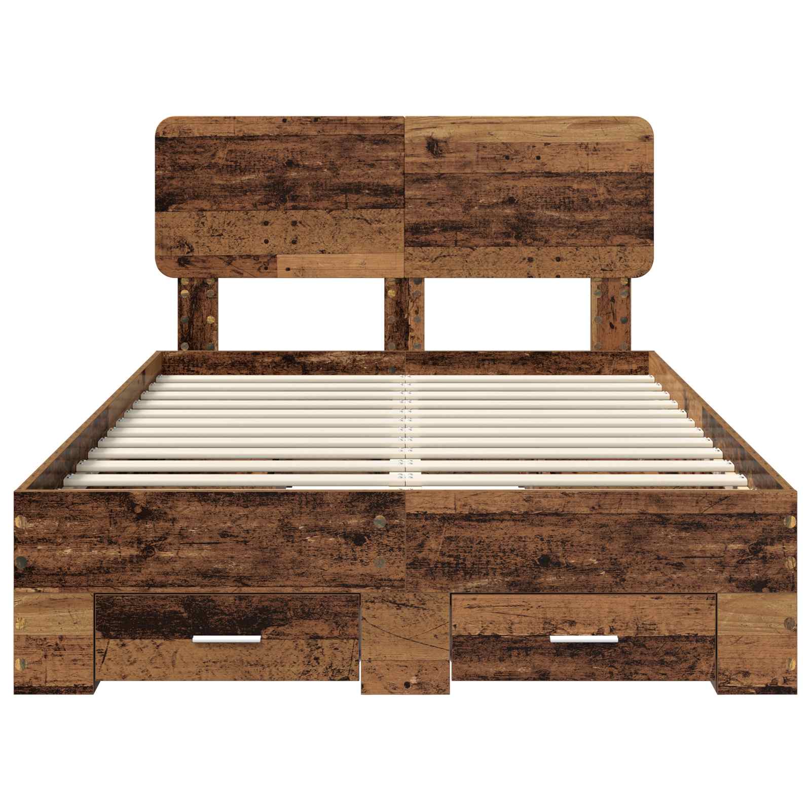 Cadre de lit Bois ancien 120 x 190 cm Bois d'ingénierie - XIOS