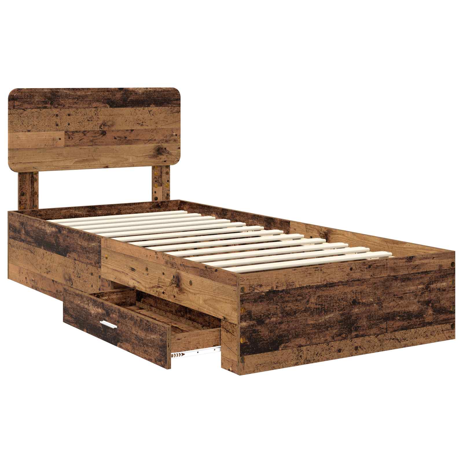 Cadre de lit Bois ancien 90 x 200 cm Bois d'ingénierie - XIOS