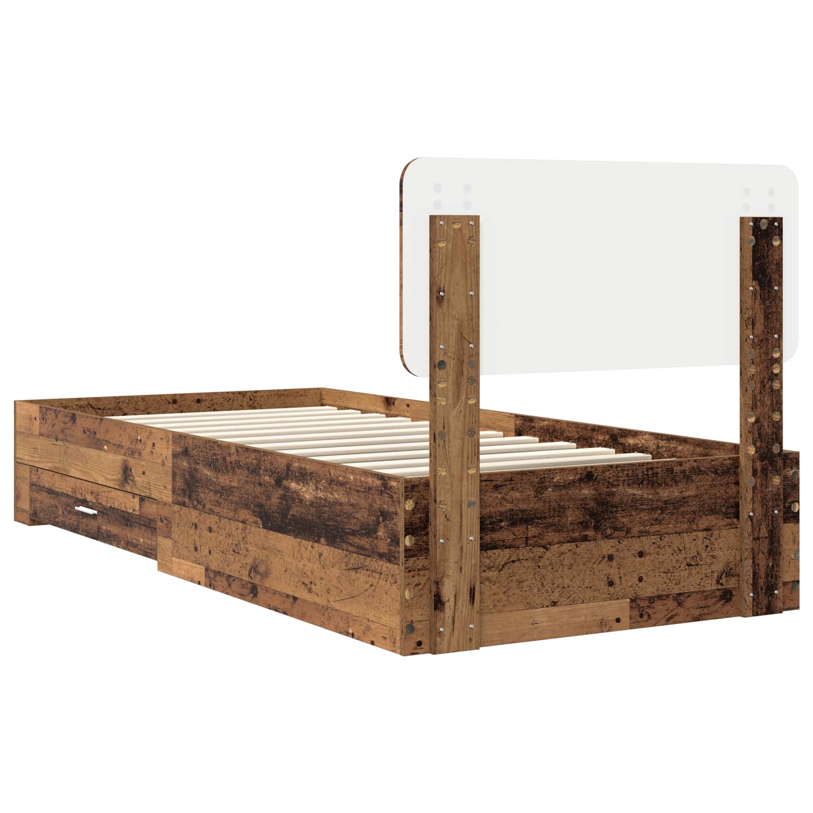Cadre de lit Bois ancien 90 x 200 cm Bois d'ingénierie - XIOS