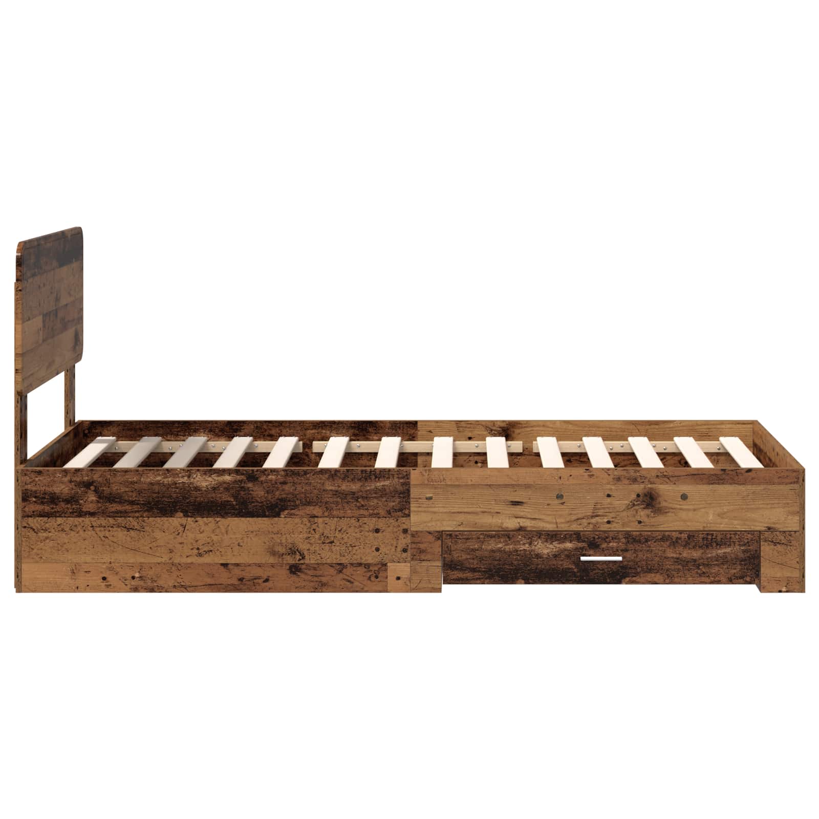 Cadre de lit Bois ancien 90 x 190 cm Bois d'ingénierie - XIOS