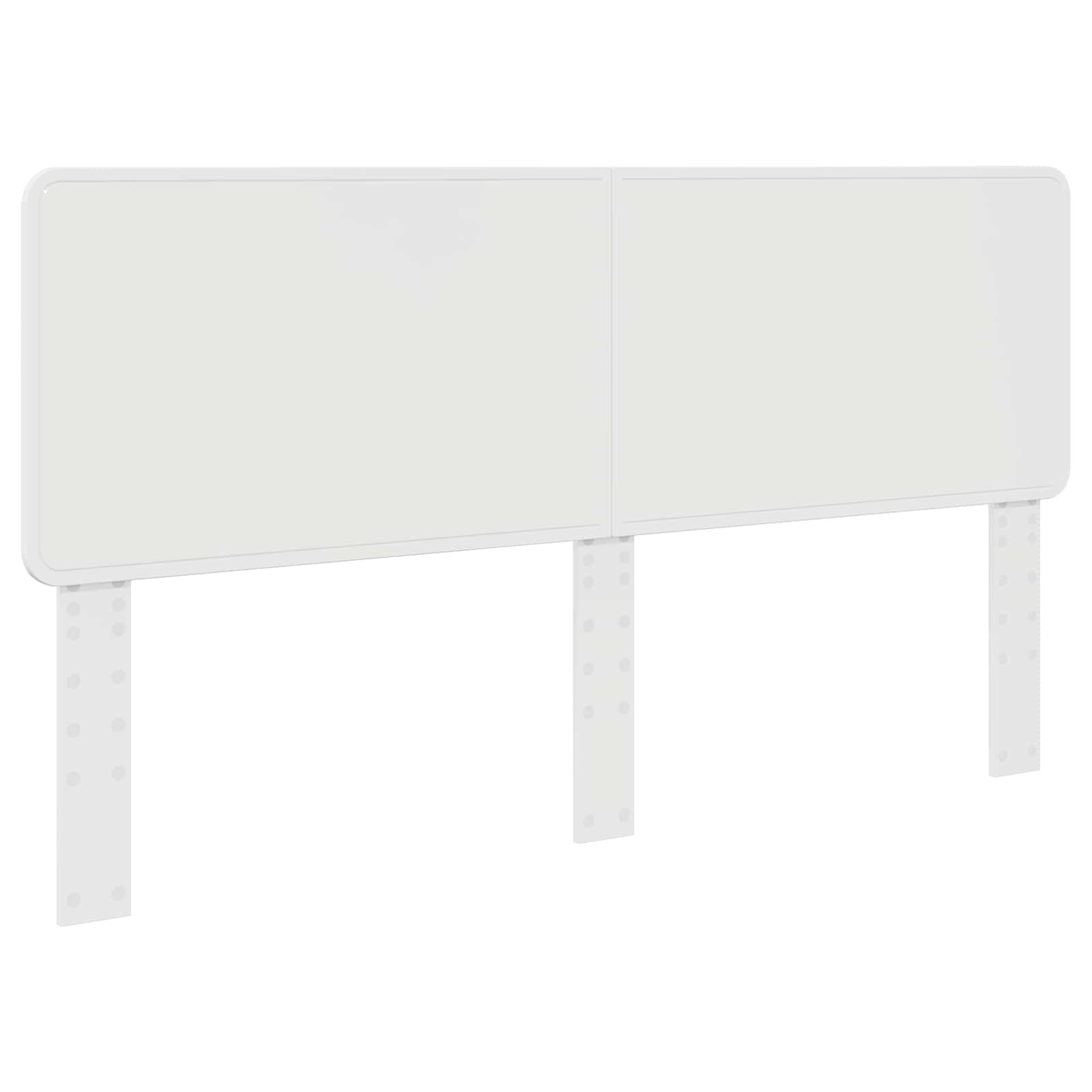 Cadre de lit Blanc 200 x 200 cm Bois de pin massif - XIOS