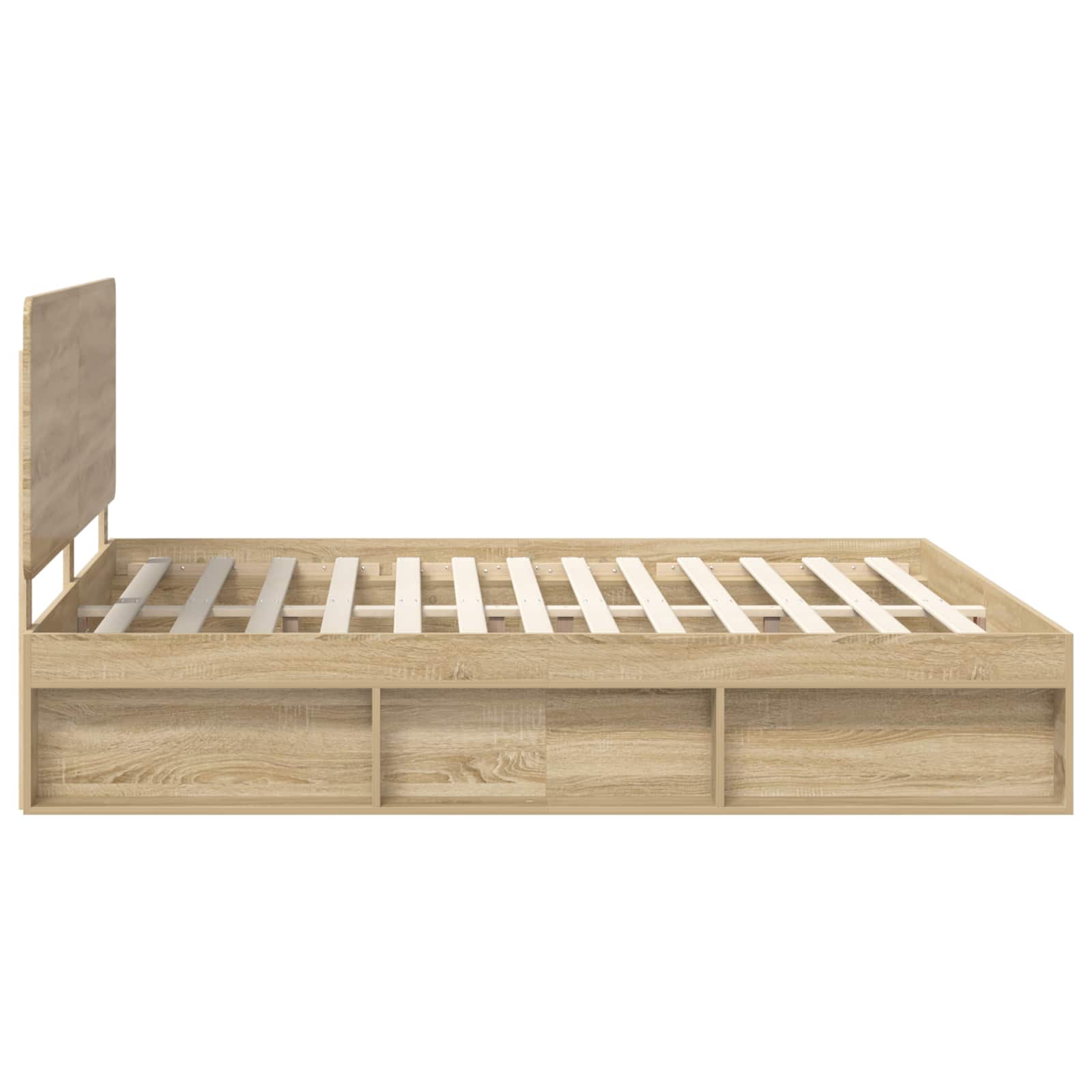 Cadre de lit Sonoma 200 x 200 cm Bois de pin massif - XIOS