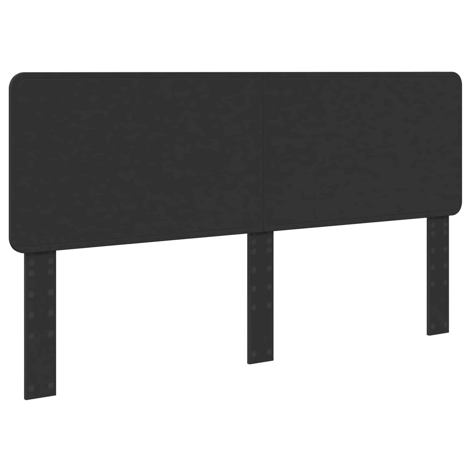 Cadre de lit Noir 180 x 200 cm Bois de pin massif - XIOS