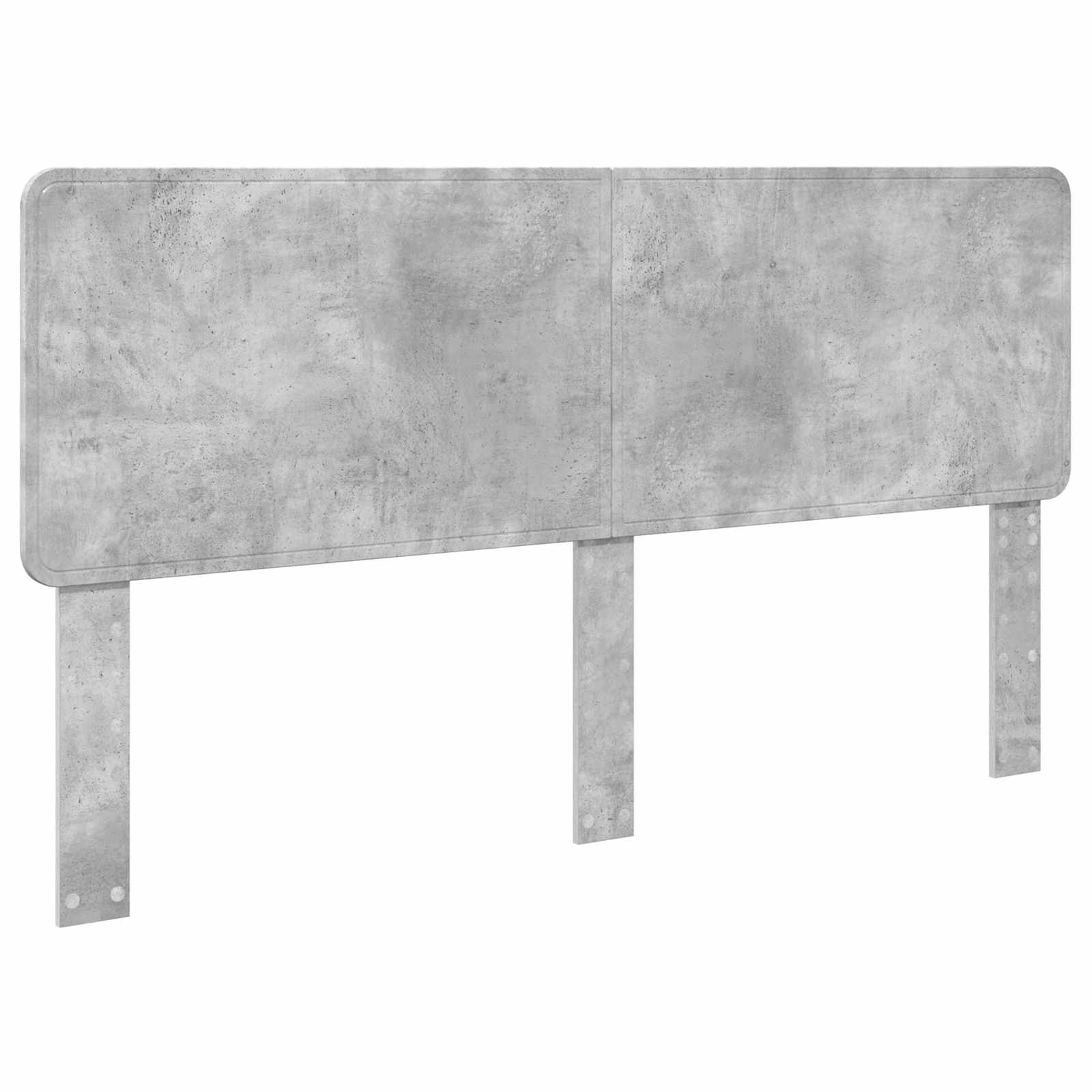 Cadre de lit Béton 180 x 200 cm Bois de pin massif - XIOS