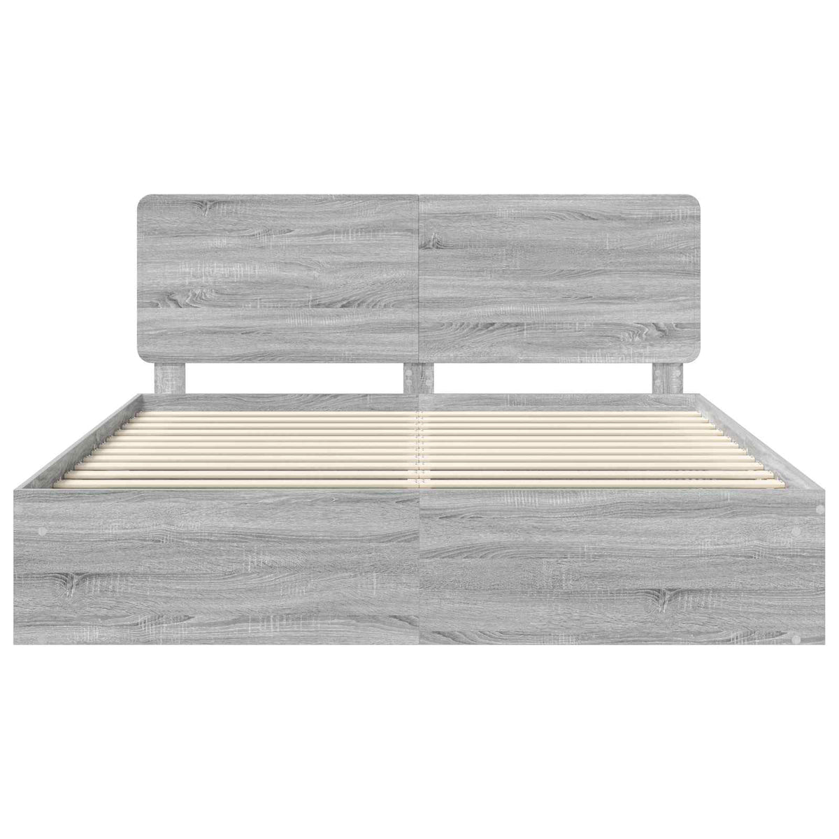 Cadre de lit Sonoma gris 180 x 200 cm Bois de pin massif