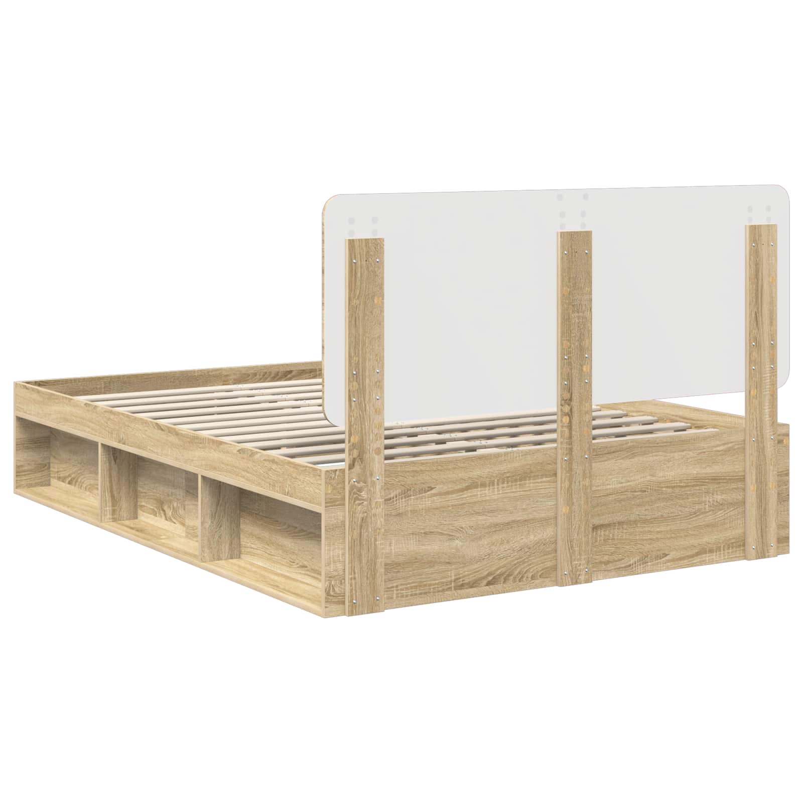 Cadre de lit Sonoma 140 x 190 cm Bois de pin massif - XIOS