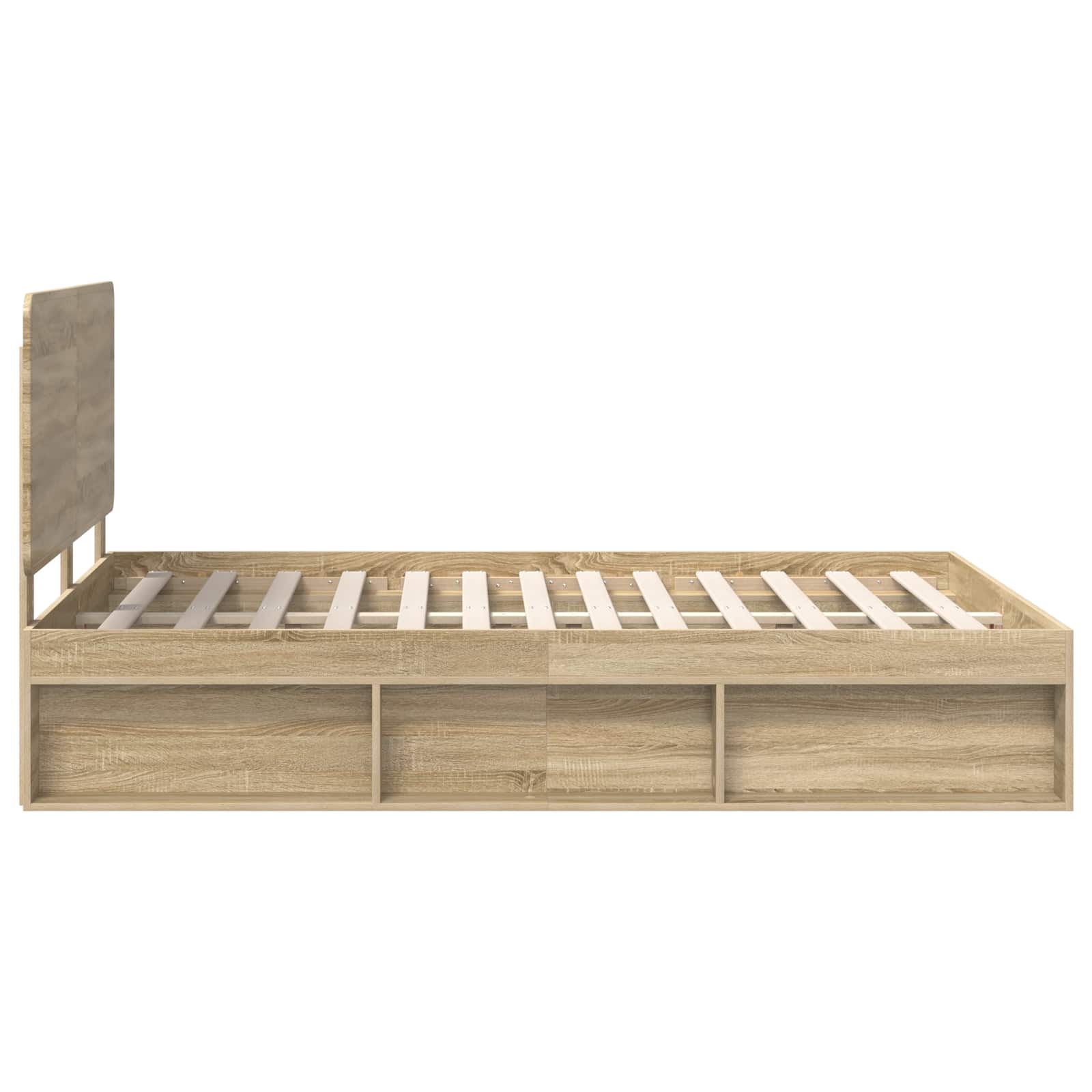 Cadre de lit Sonoma 140 x 190 cm Bois de pin massif - XIOS