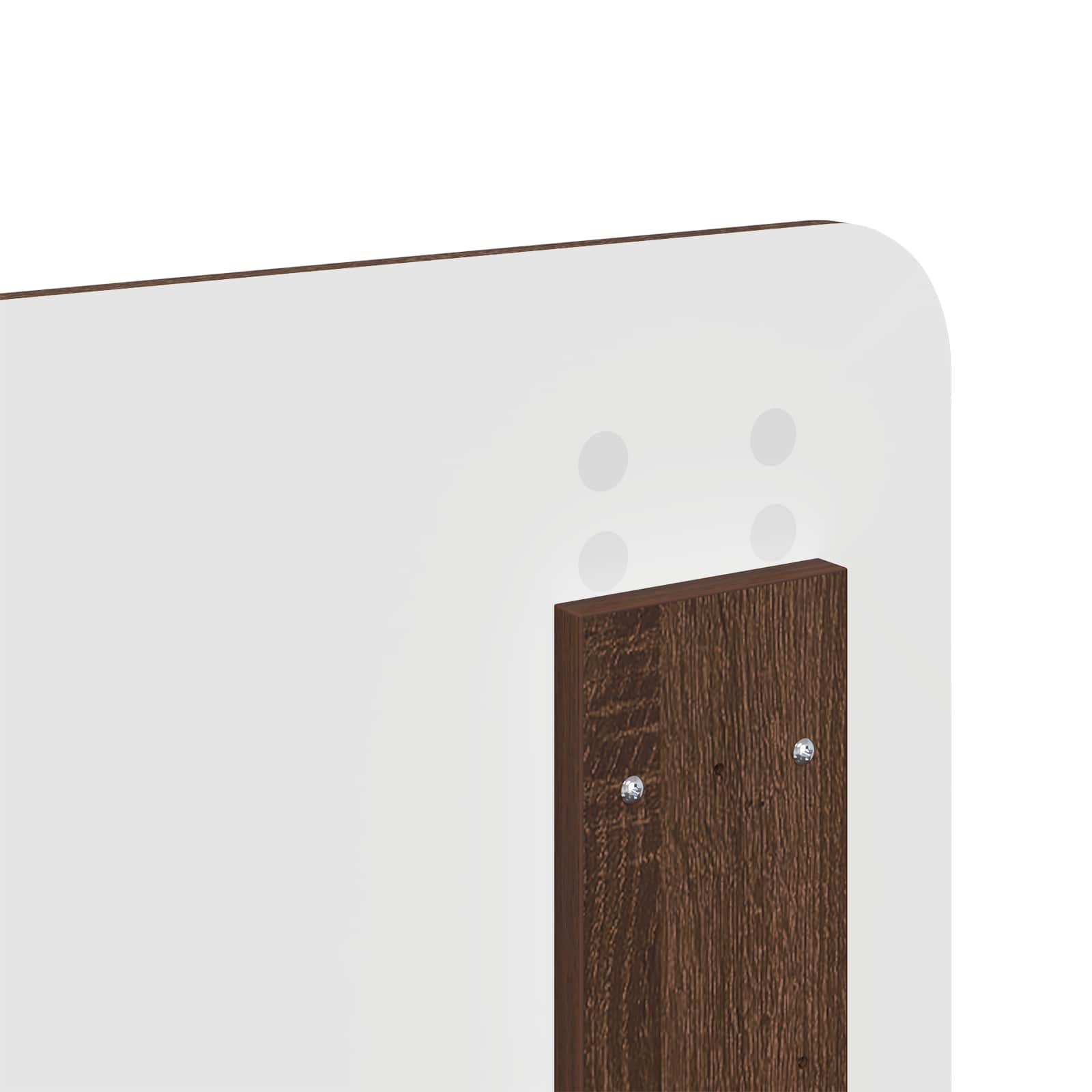 Cadre de lit Chêne brun 140 x 190 cm Pin massif - XIOS