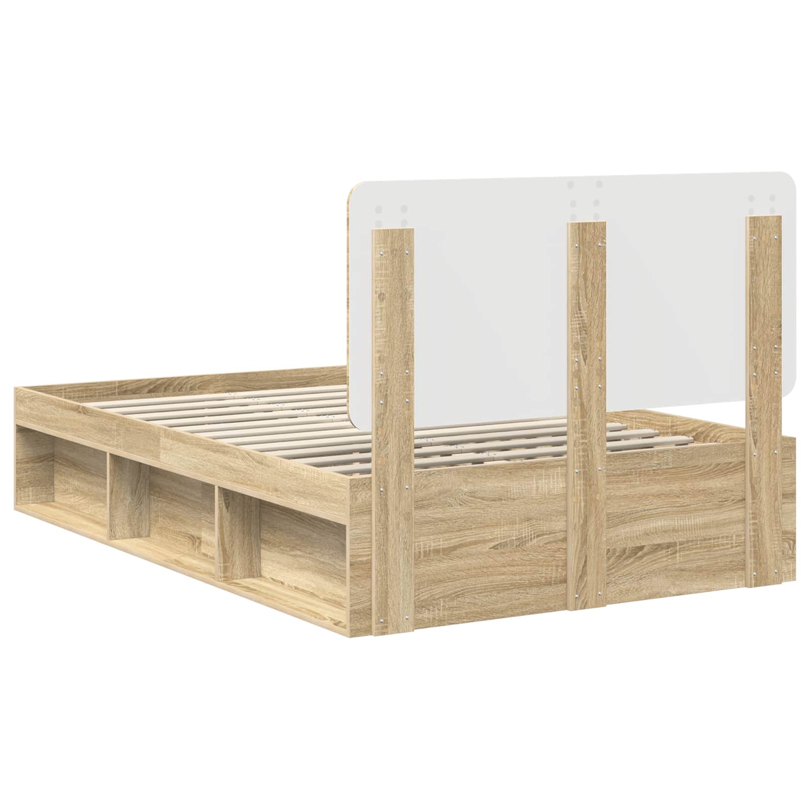 Cadre de lit Sonoma 120 x 190 cm Bois de pin massif - XIOS
