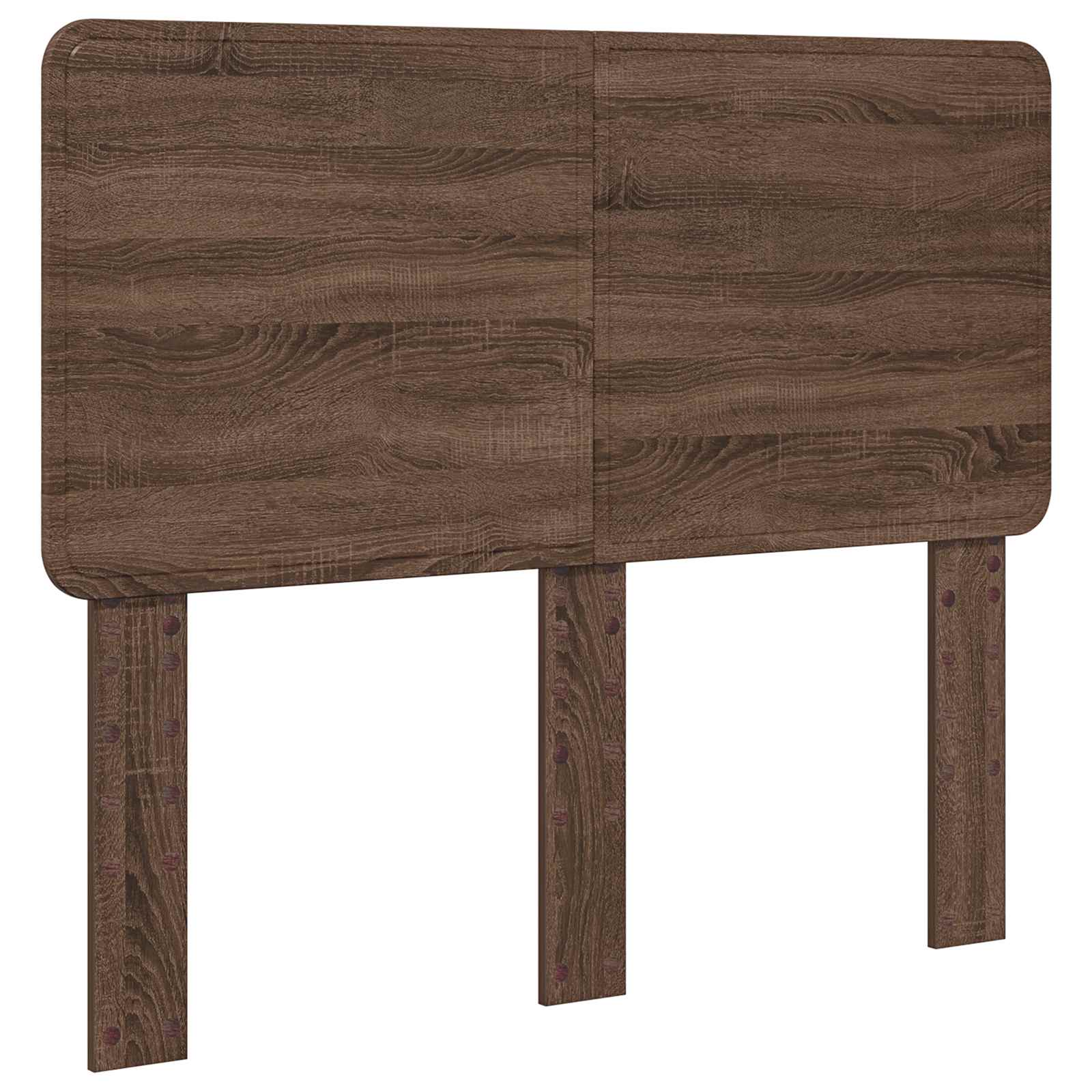 Cadre de lit Chêne brun 120 x 190 cm Bois de pin massif - XIOS