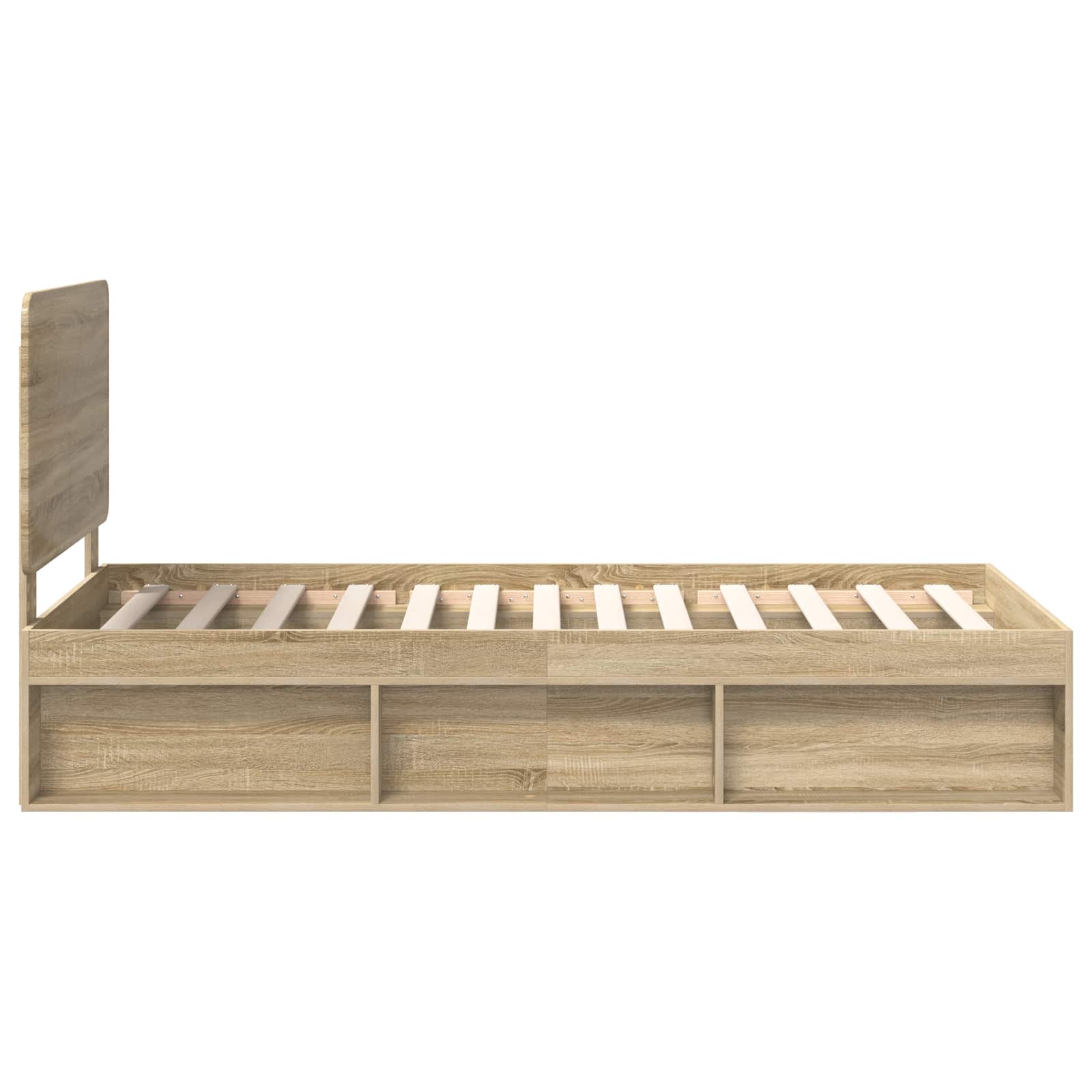 Cadre de lit Sonoma 100 x 200 cm Bois de pin massif