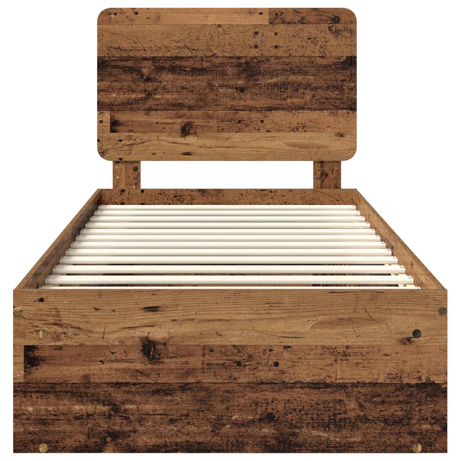 Cadre de lit Bois ancien 90 x 200 cm Bois de pin massif - XIOS