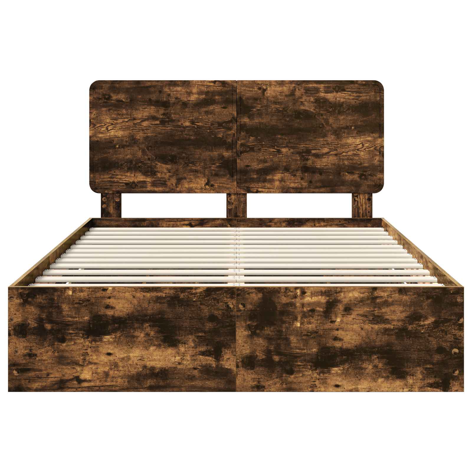 Cadre de lit Chêne fumé 160 x 200 cm Bois Ingénierie - XIOS