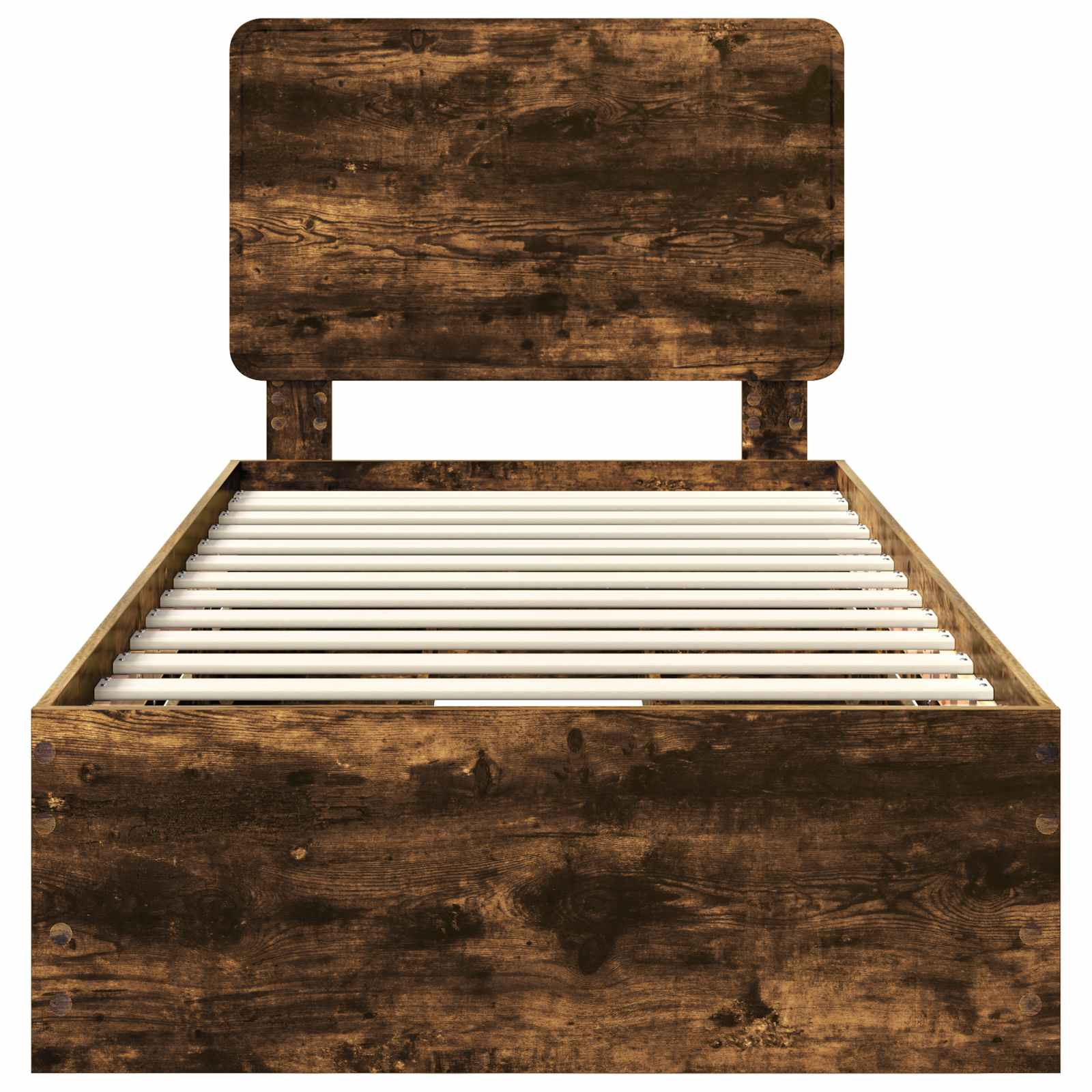 Cadre de lit Chêne fumé 100 x 200 cm Bois Ingénierie - XIOS