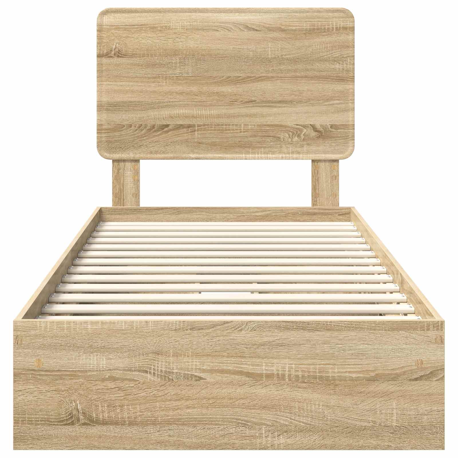 Lit de Rangement Chêne Sonoma 100 x 200 cm Bois d'ingénierie - XIOS
