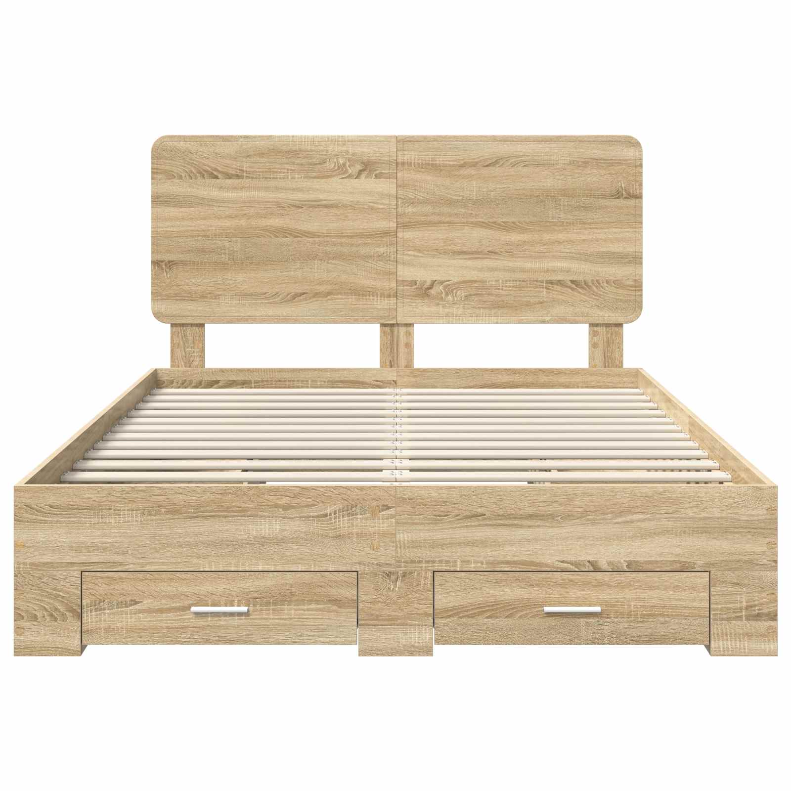 Cadre de lit Chêne Sonoma 140 x 190 cm Bois d'ingénierie - XIOS