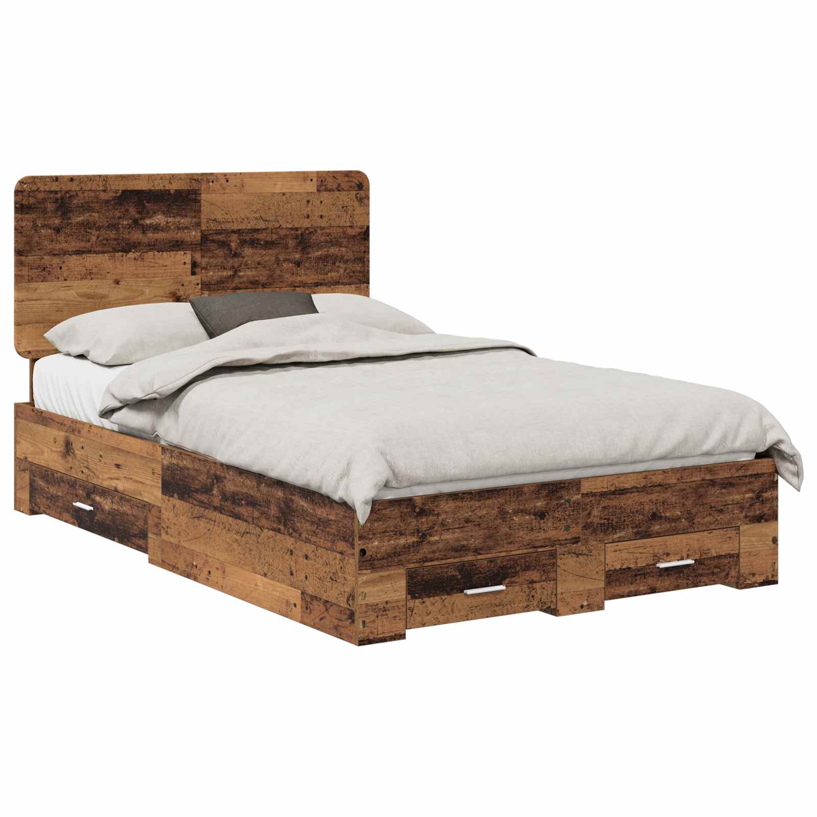 Cadre de lit Bois ancien 120 x 190 cm Bois d'ingénierie - XIOS