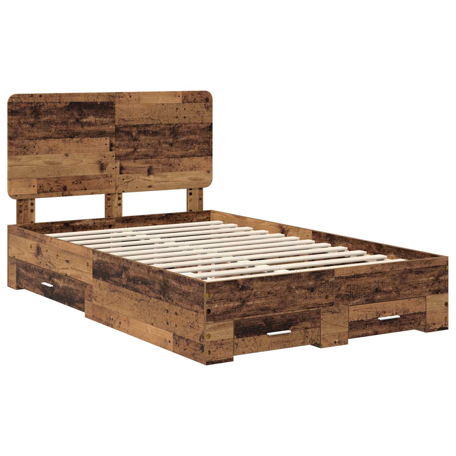 Cadre de lit Bois ancien 120 x 190 cm Bois d'ingénierie - XIOS
