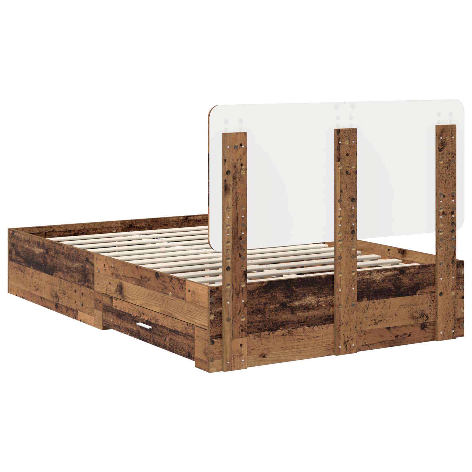 Cadre de lit Bois ancien 120 x 190 cm Bois d'ingénierie - XIOS