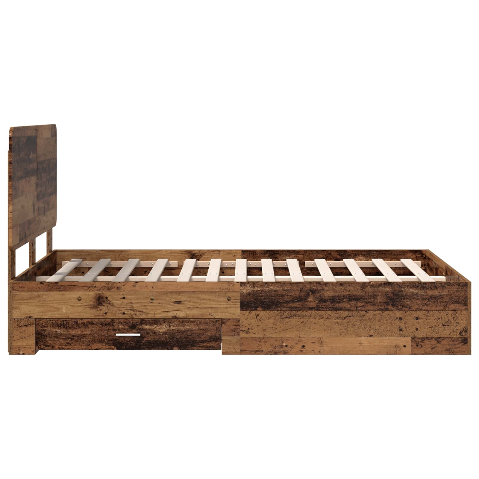 Cadre de lit Bois ancien 120 x 190 cm Bois d'ingénierie - XIOS