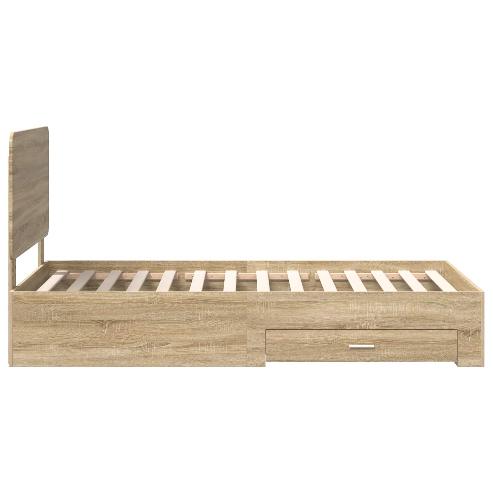 Cadre de lit Chêne Sonoma 100 x 200 cm Bois d'ingénierie - XIOS