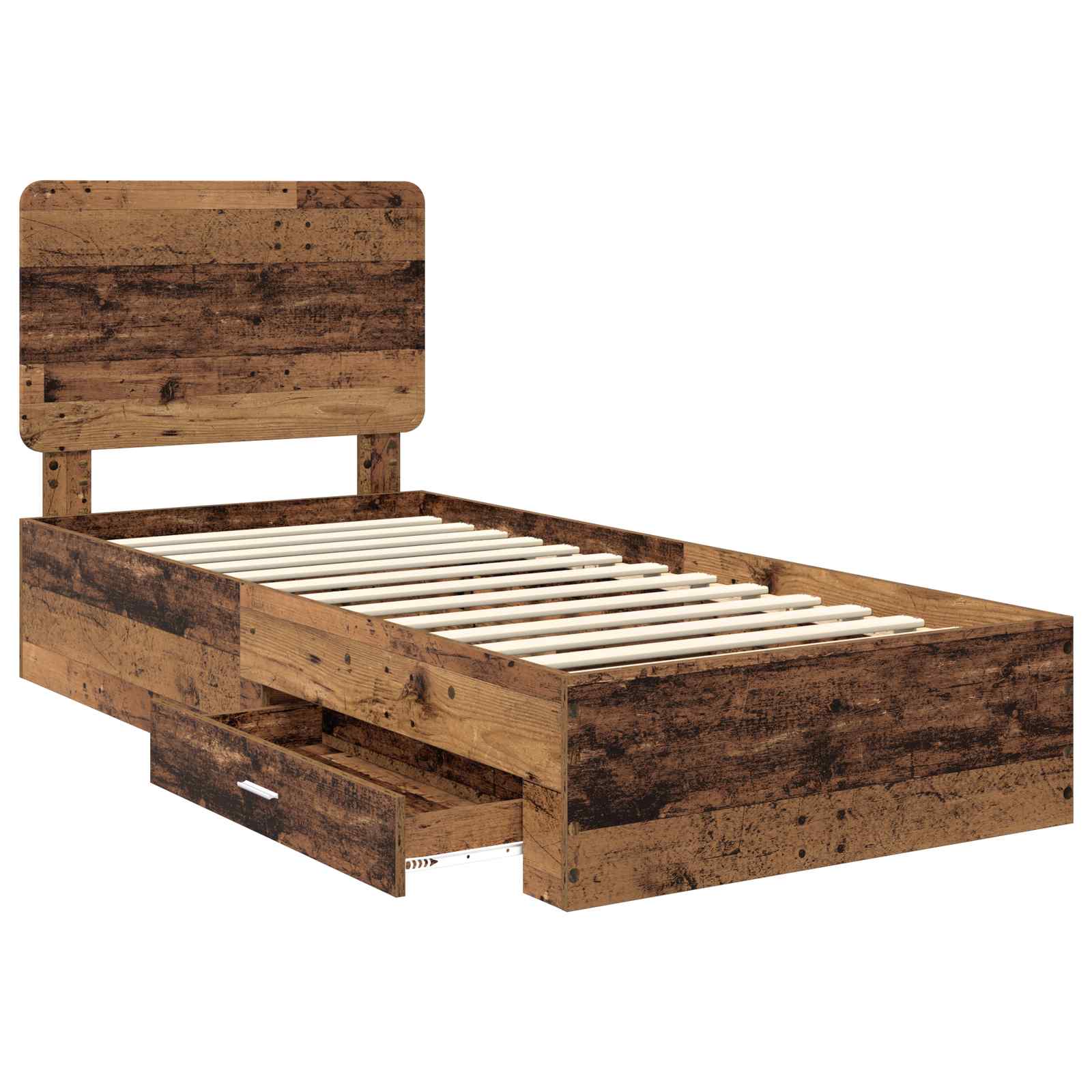 Cadre de lit Bois ancien 90 x 200 cm Bois d'ingénierie - XIOS