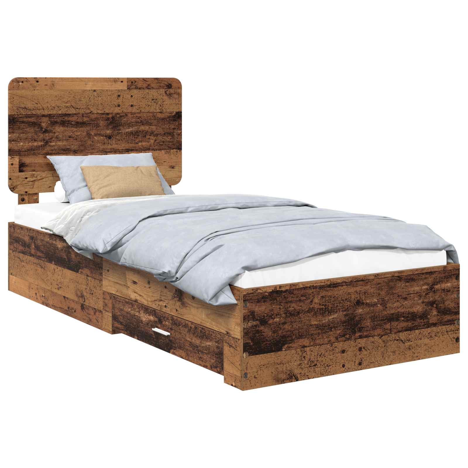 Cadre de lit Bois ancien 90 x 190 cm Bois d'ingénierie - XIOS