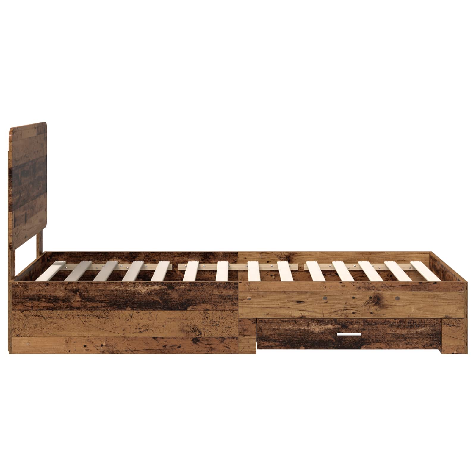 Cadre de lit Bois ancien 90 x 190 cm Bois d'ingénierie - XIOS