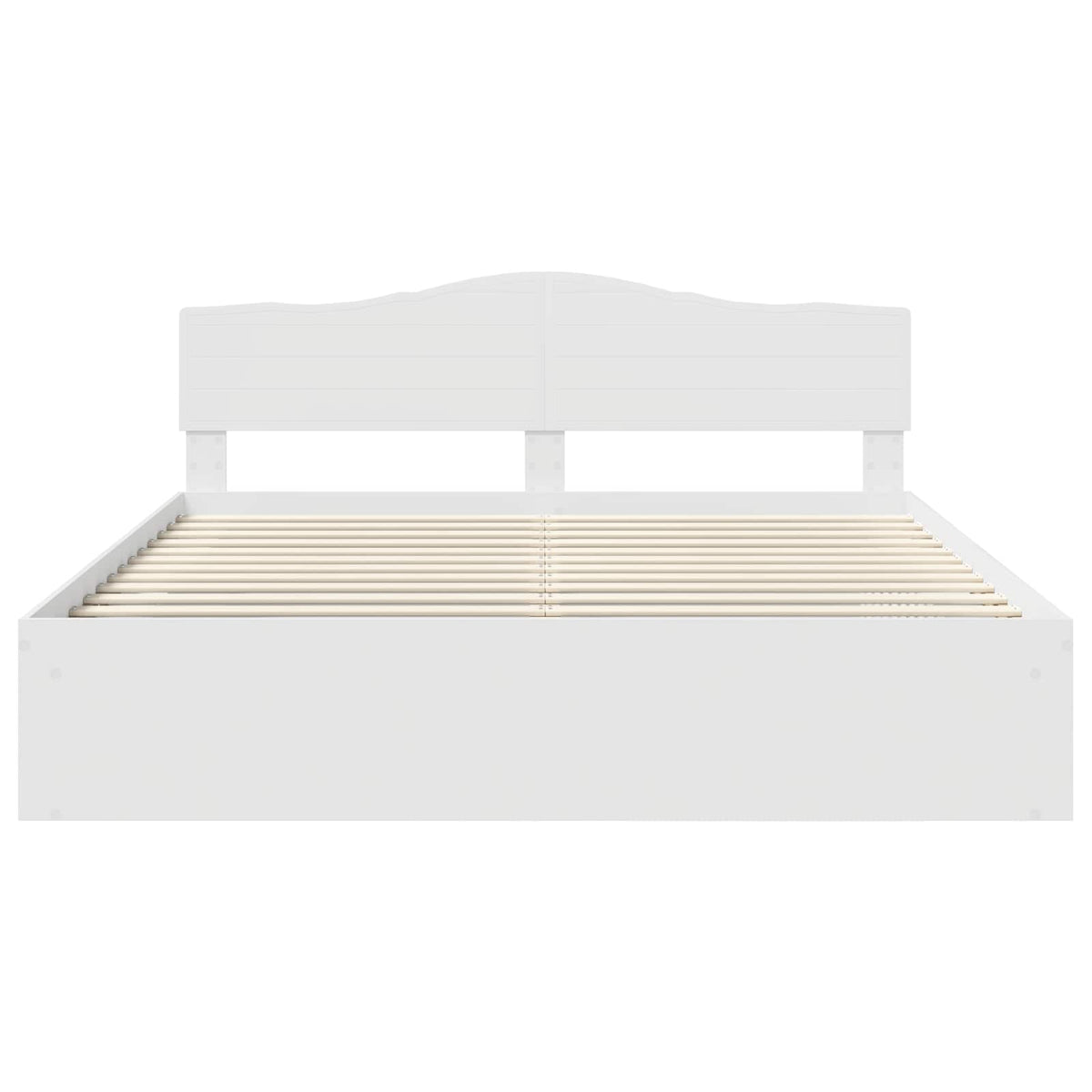Cadre de lit Blanc 180 x 200 cm Bois de pin massif