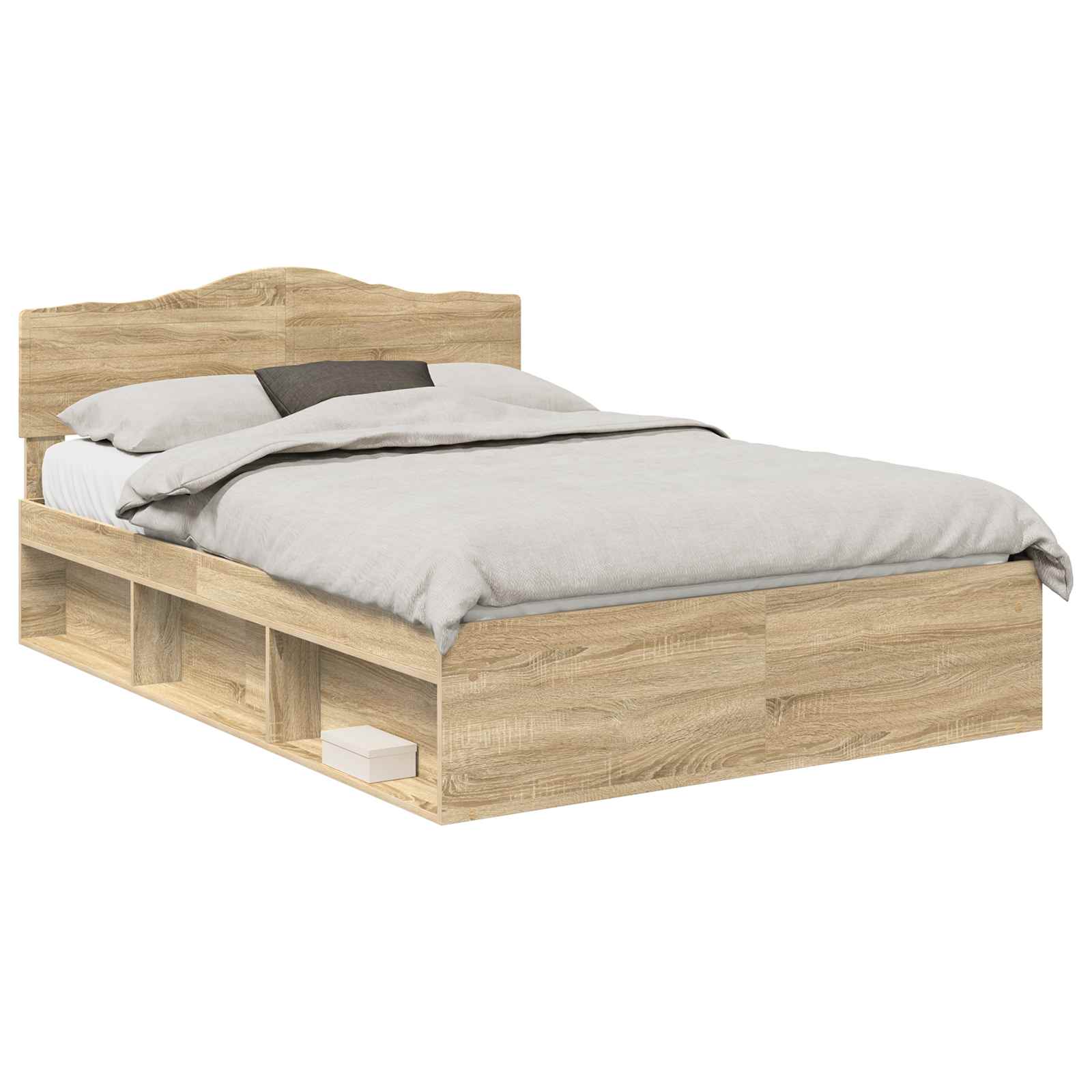 Cadre de lit Sonoma 160 x 200 cm Bois de pin massif - XIOS
