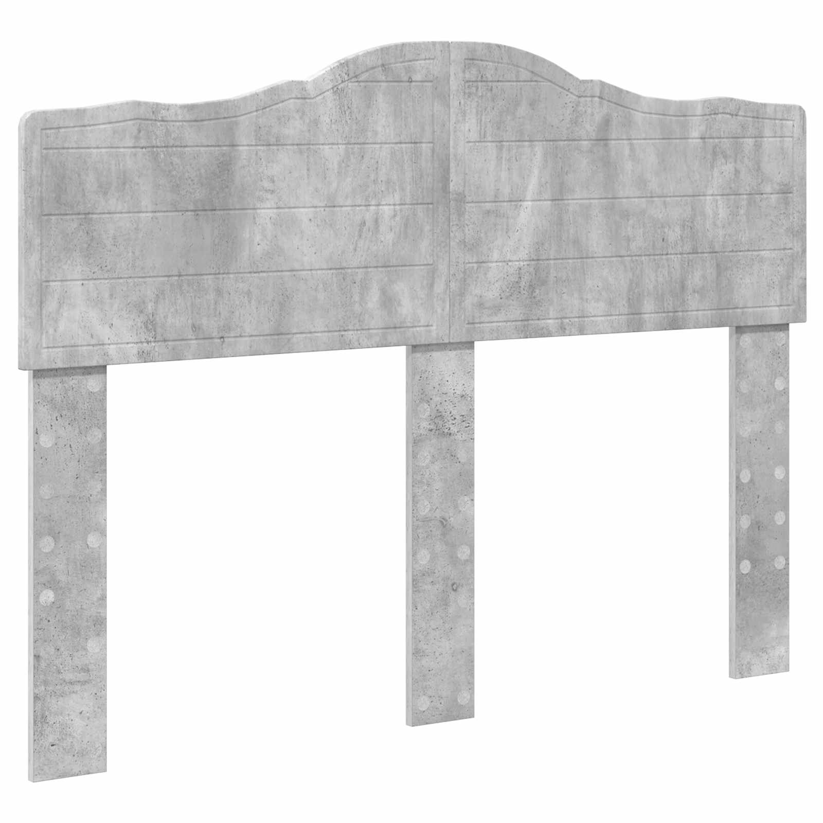 Cadre de lit Béton 120 x 200 cm Bois de pin massif - XIOS