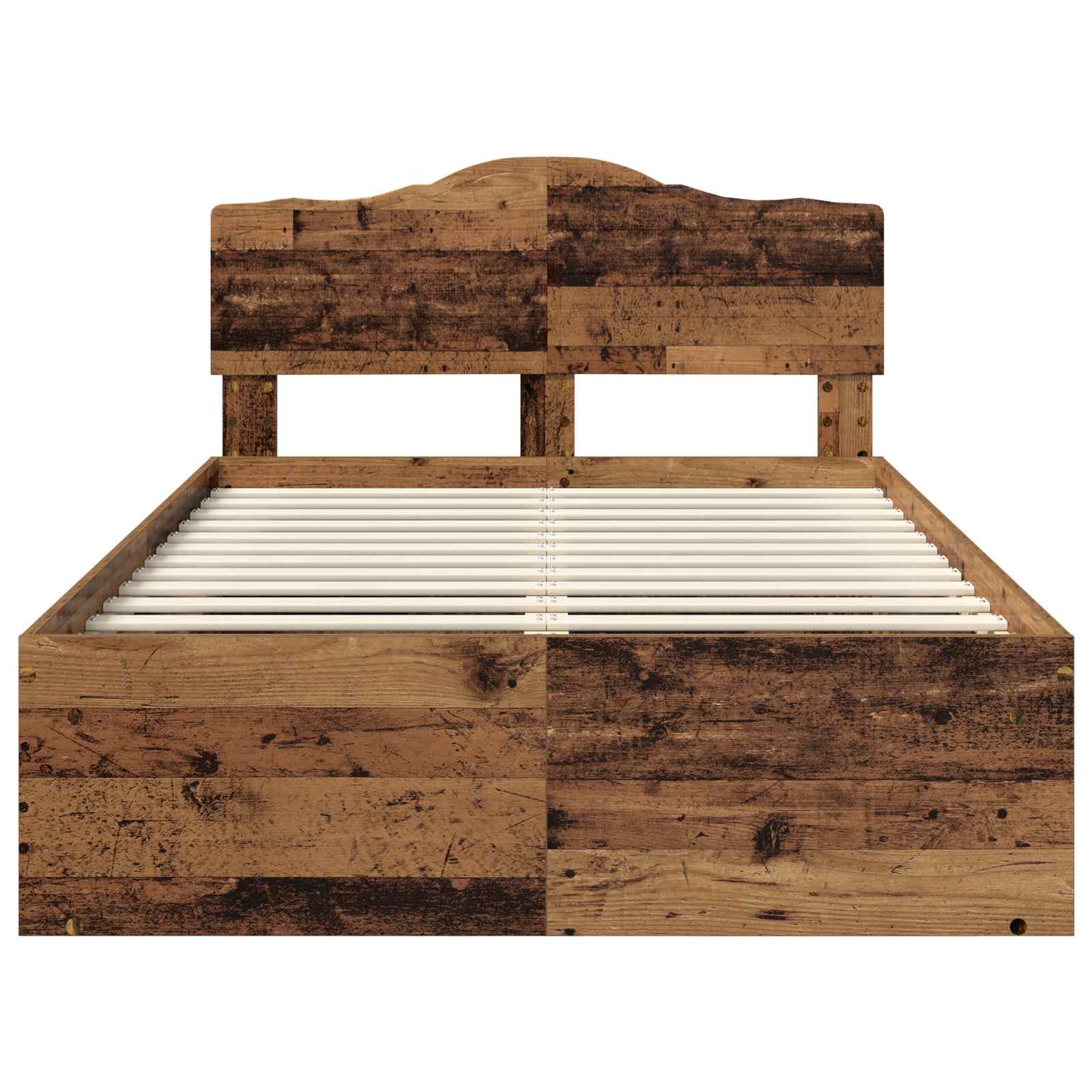 Cadre de lit Bois ancien 120 x 200 cm Bois de pin massif - XIOS