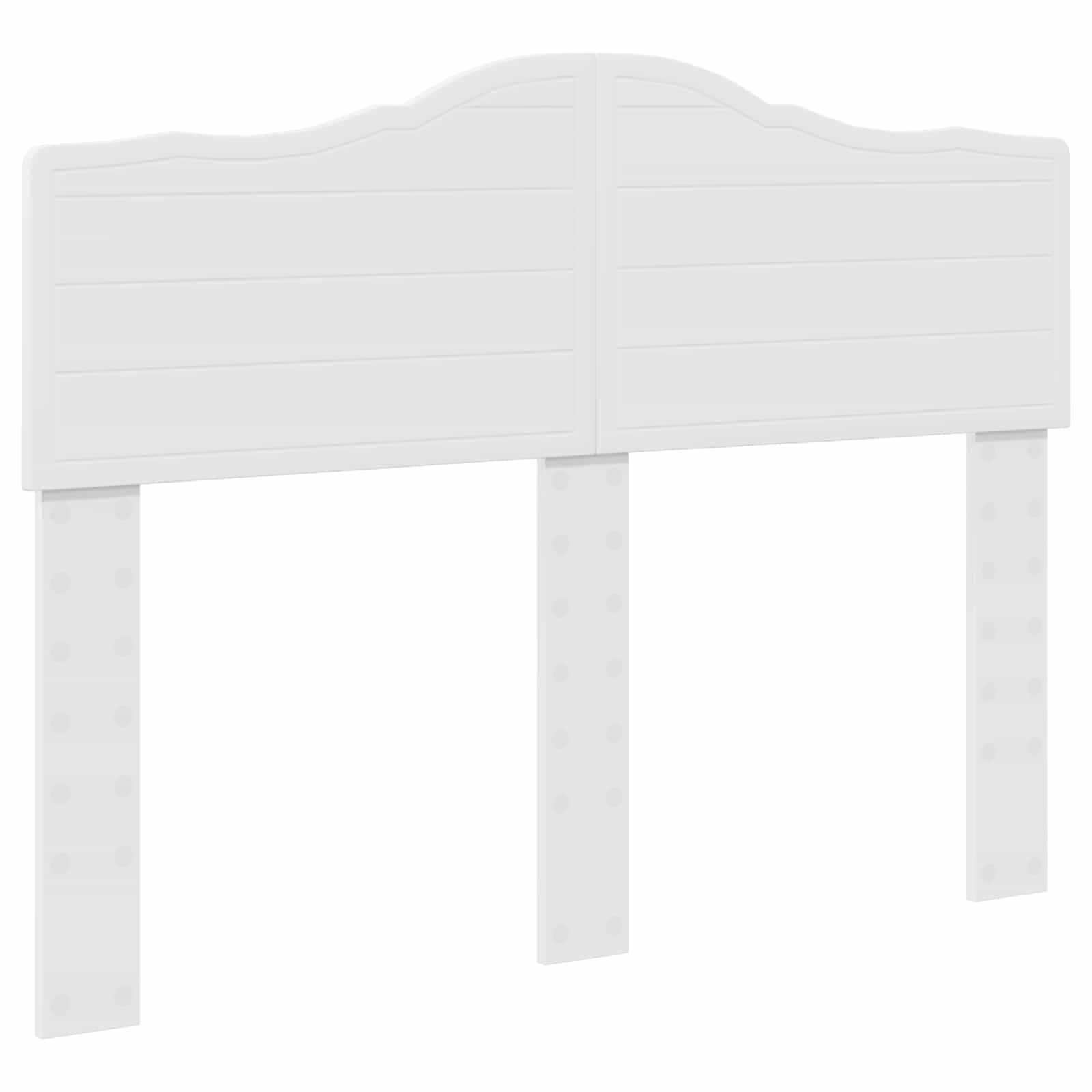 Cadre de lit Blanc 120 x 190 cm Bois de pin massif - XIOS